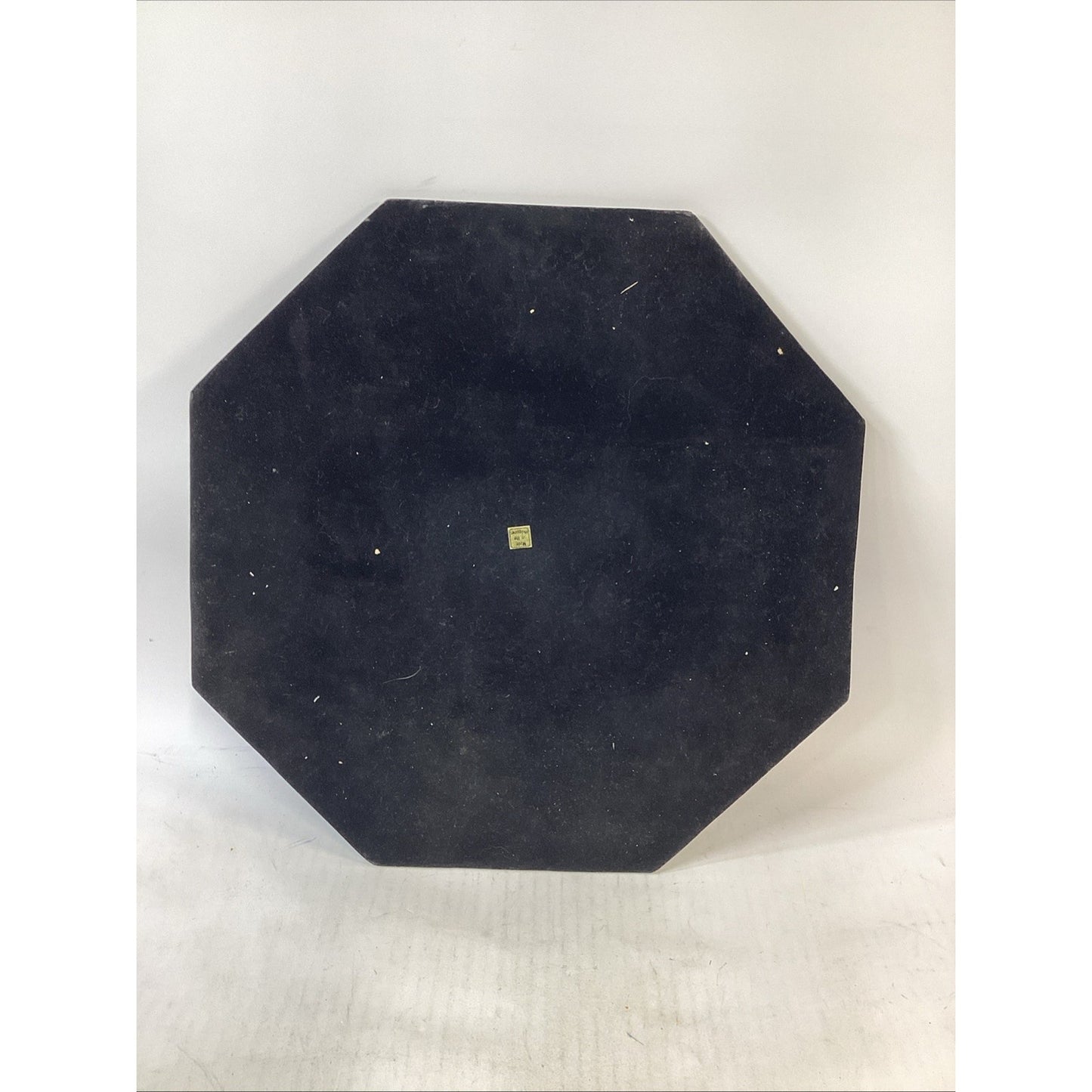 Octagonal Shaped Faux Marble Charcuterie Cheese Board - 15” - Felt Backing