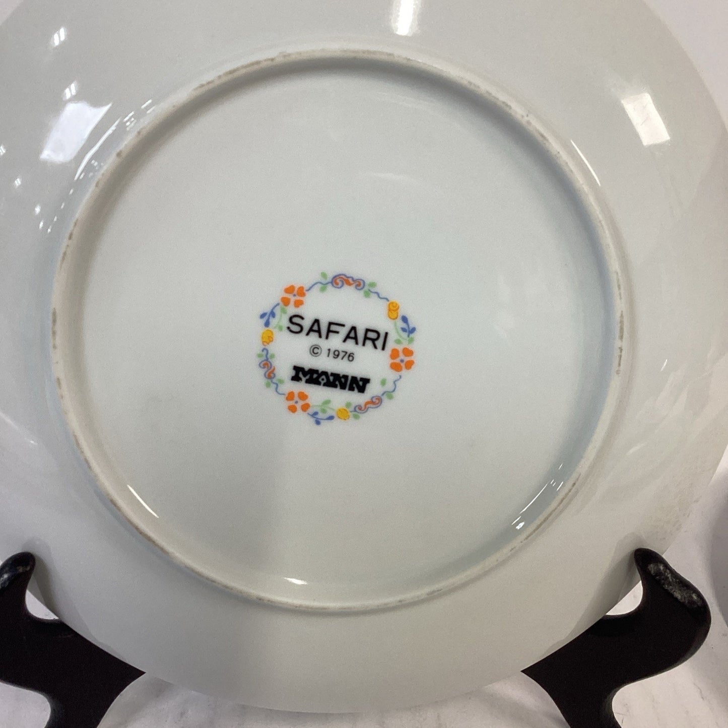 Lot Of 3 Vintage 1976 Seymour Mann Safari Lunch Plates - 8”D