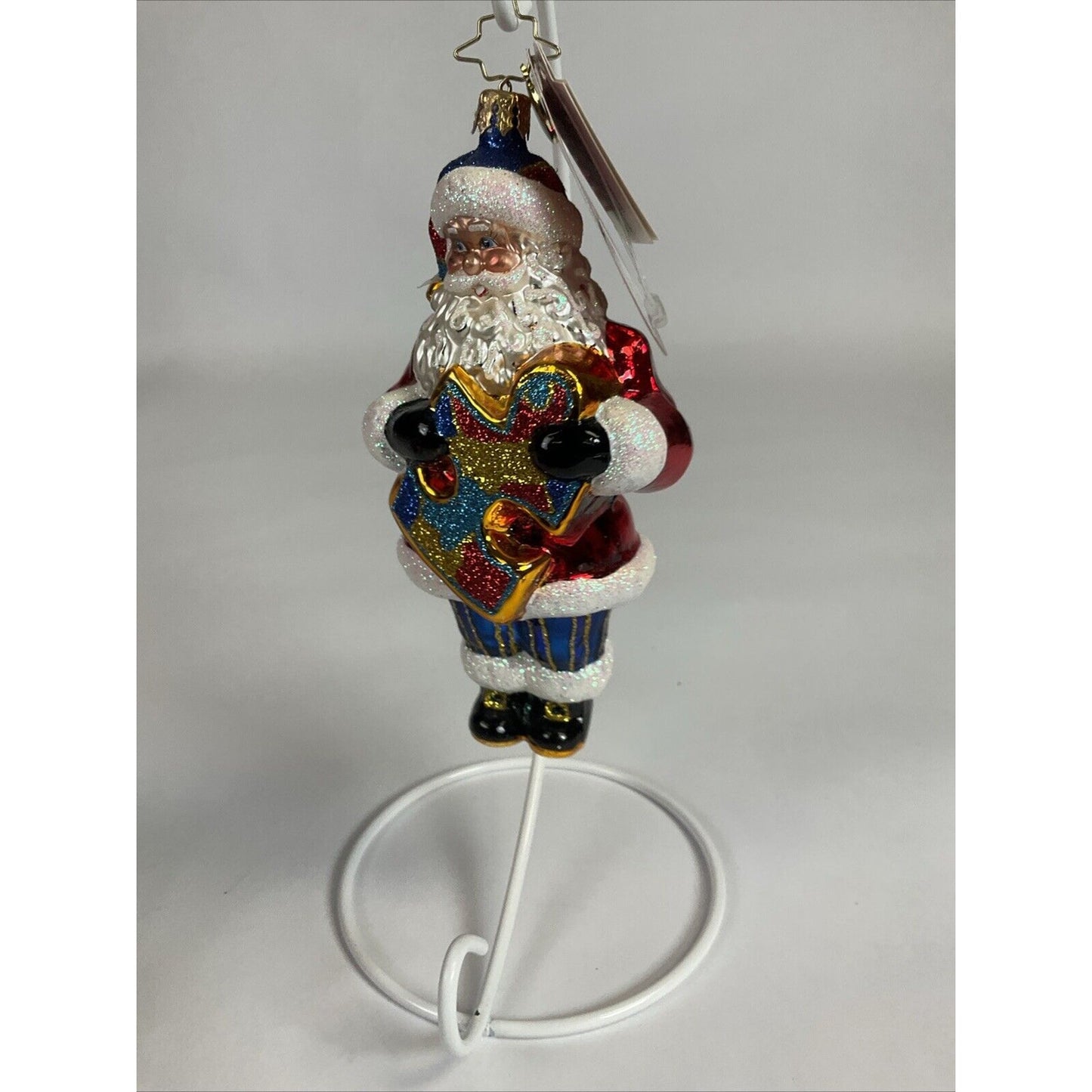 Christopher Radko A Very Important Piece Autism Glass Ornament Limited Puzzle