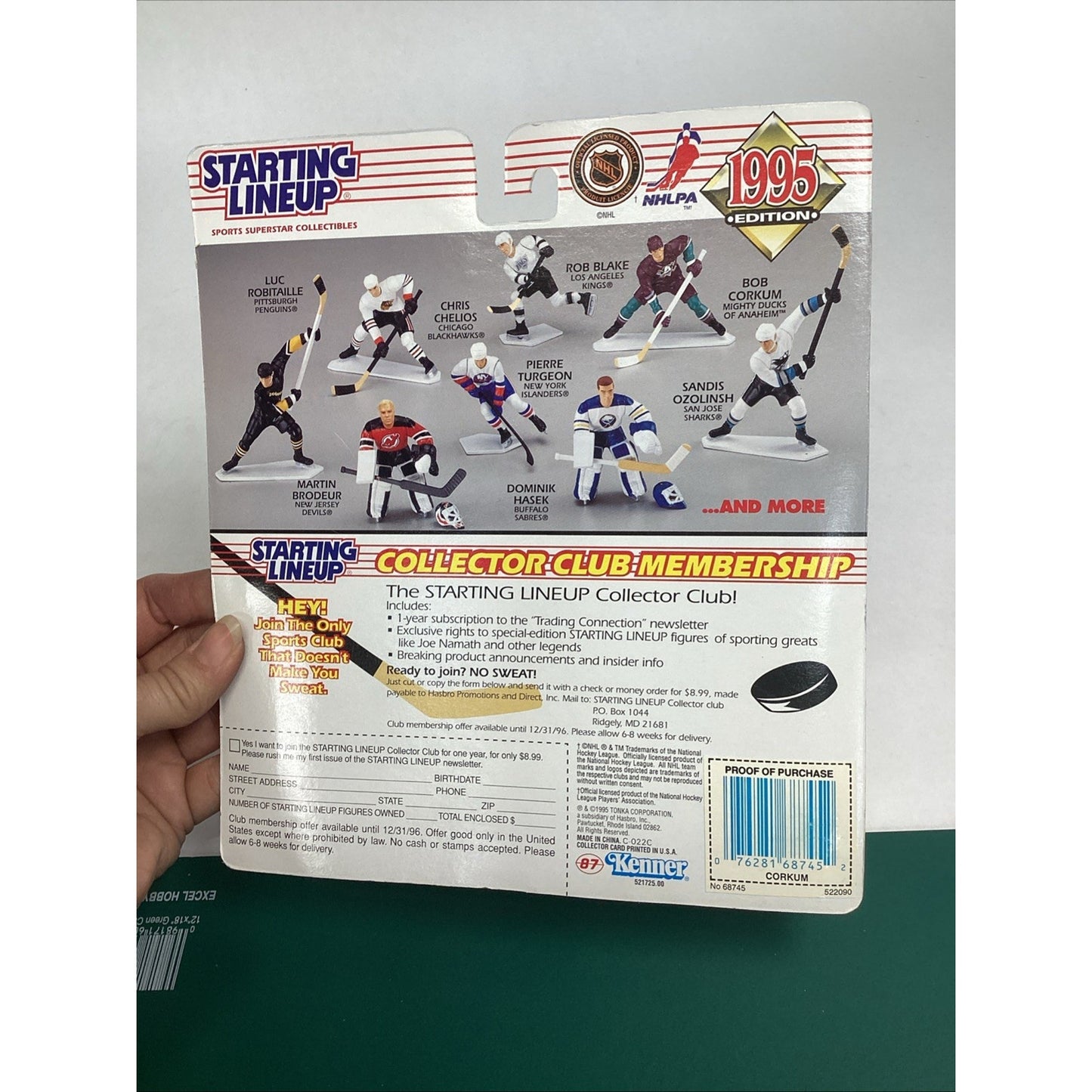 Lot Of 5 Starting Lineup 1995 Editions Hockey Player Figures - New