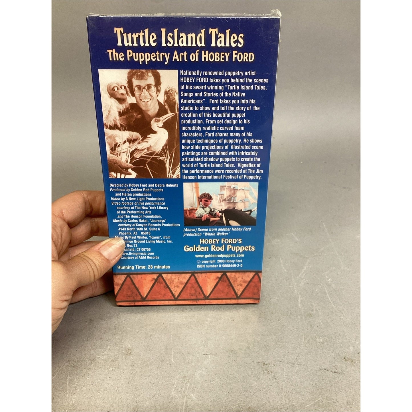 TURTLE ISLAND TALES: PUPPETRY ART OF HOBEY FORD VHS VIDEO - NEW & SEALED