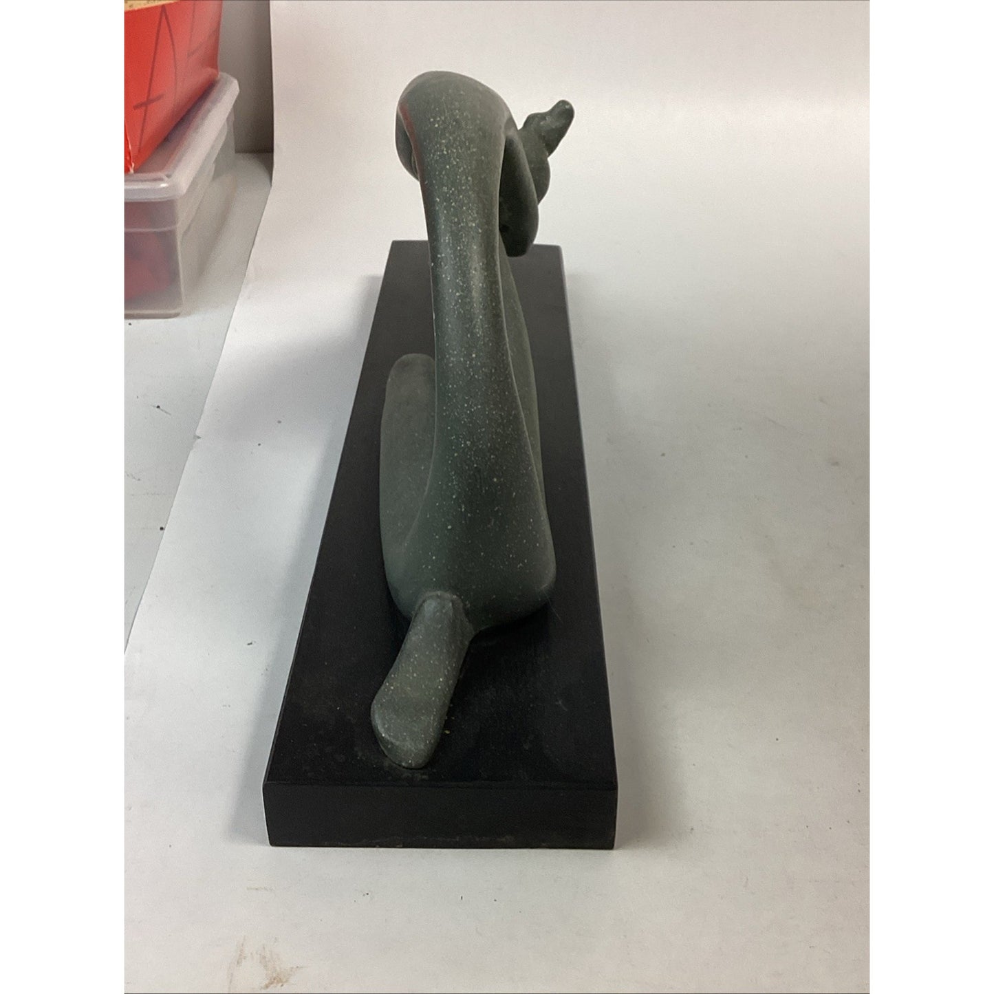 1970 Klara Sever Nude Ballet Dancer Sculpture 22.5" X 9"