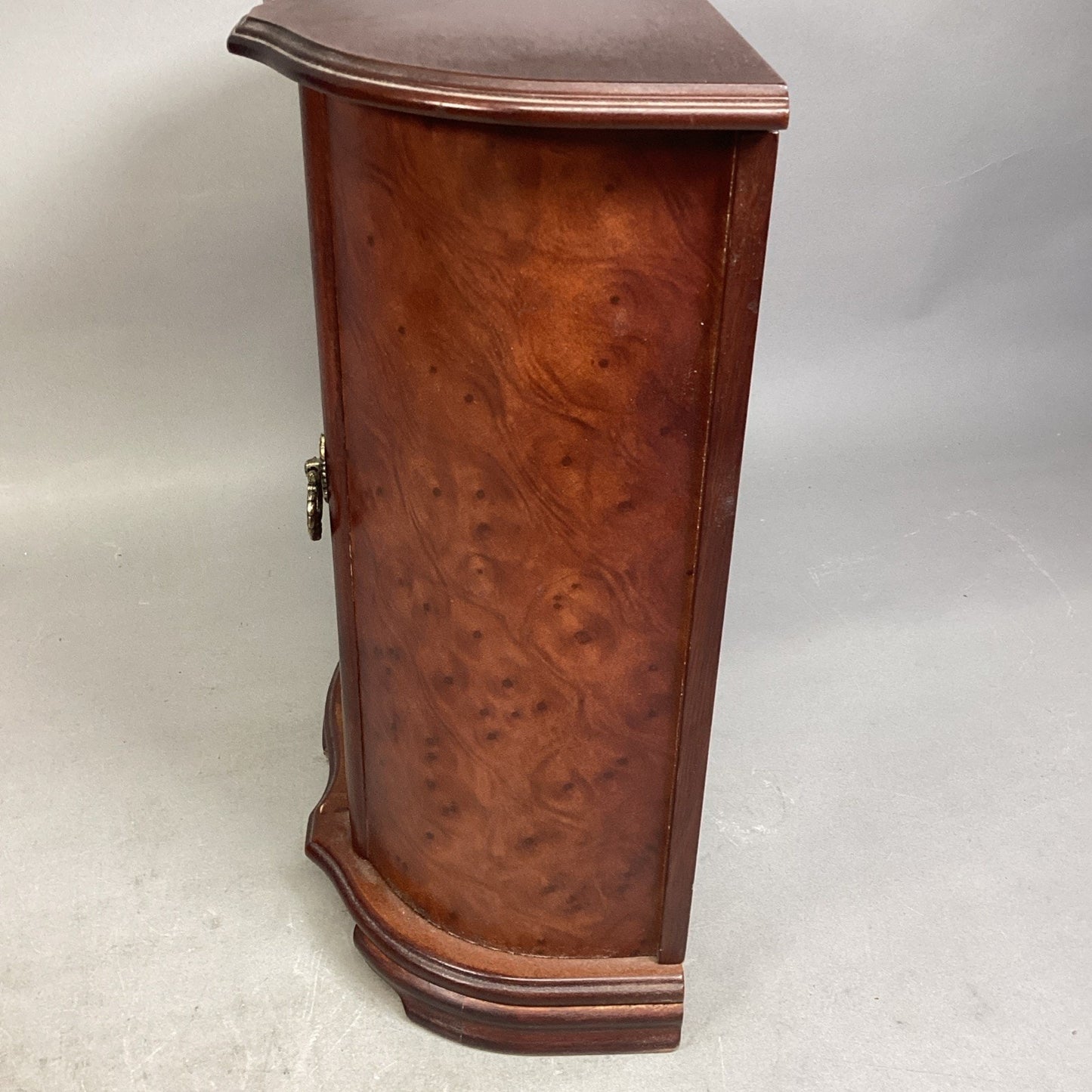 Vtg Jewelry Organizer/Armoire - 2 Doors & 5 Drawers - 13”H