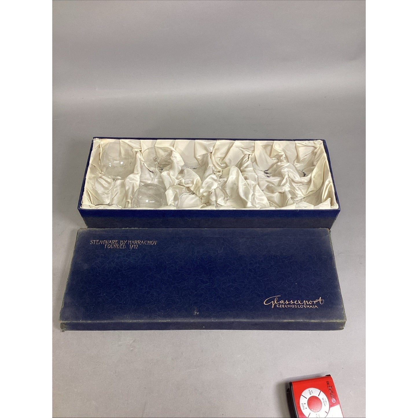 Stemware By Harrachov Champagne And Wine Glasses With Original Boxes