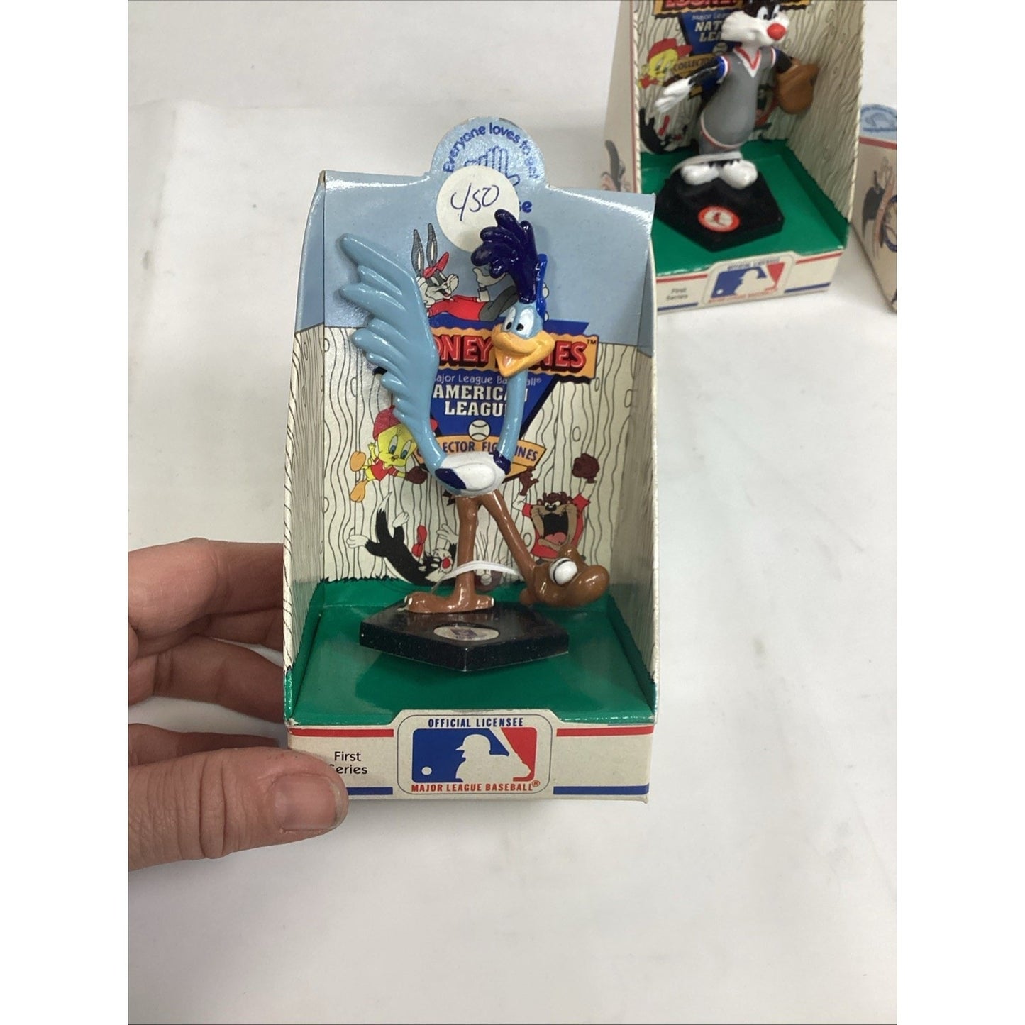 Vintage 1990 Applause Looney Tunes Major League Baseball Figurines Lot of 5 New