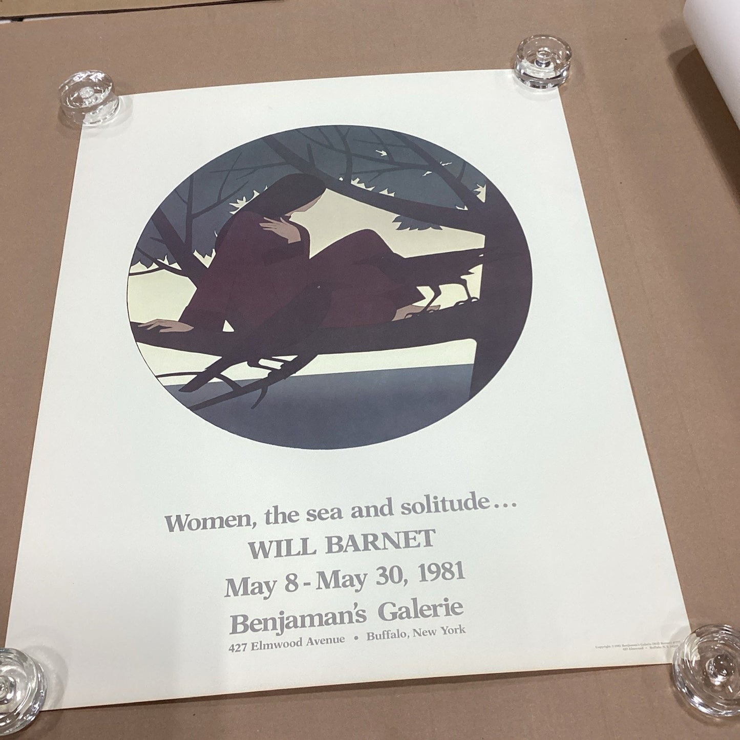 Will Barnet 1981 Gallery Poster - 30x24”