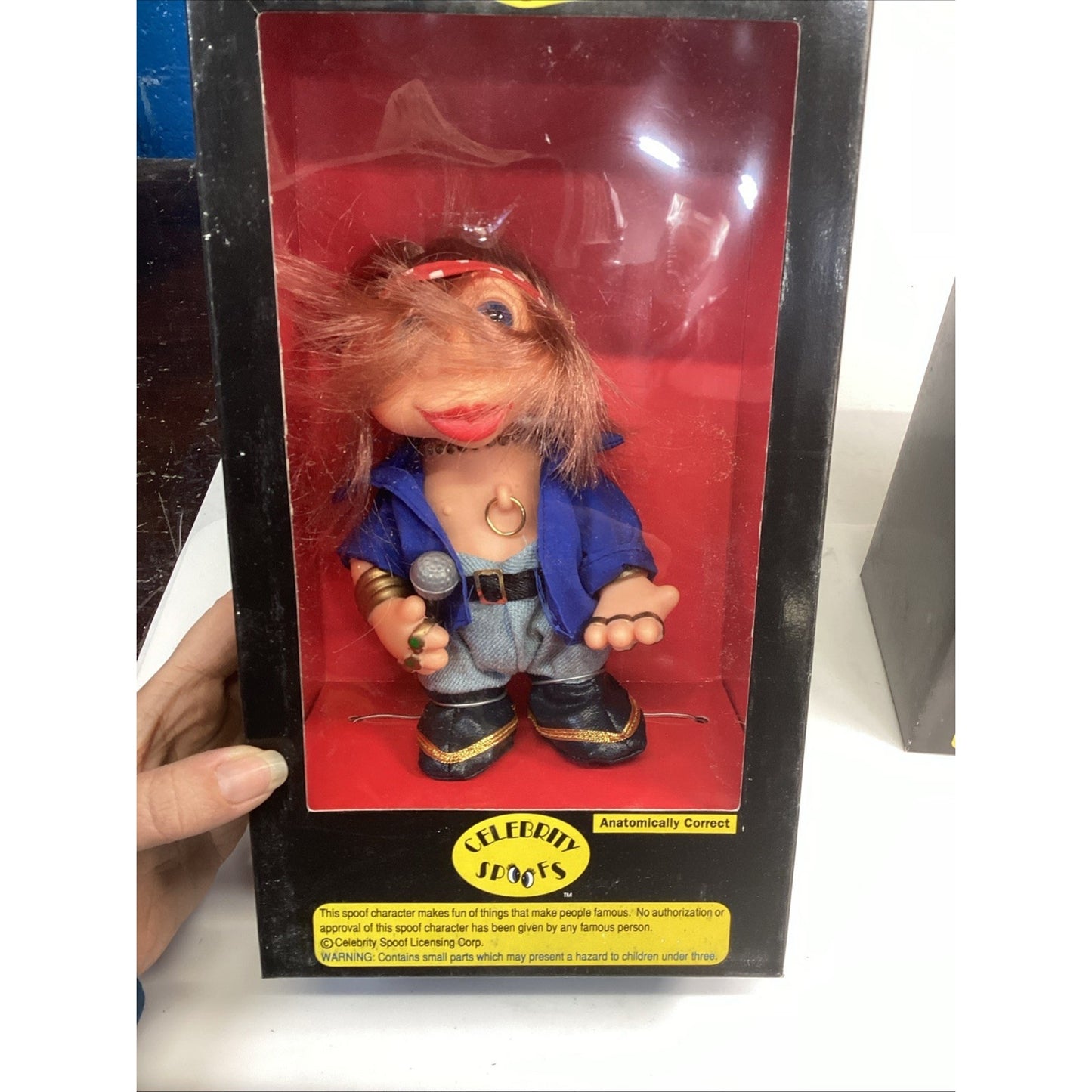 Set Of 2 Celebrity Spoof Troll Dolls In original Boxes - GNR Axel Rose