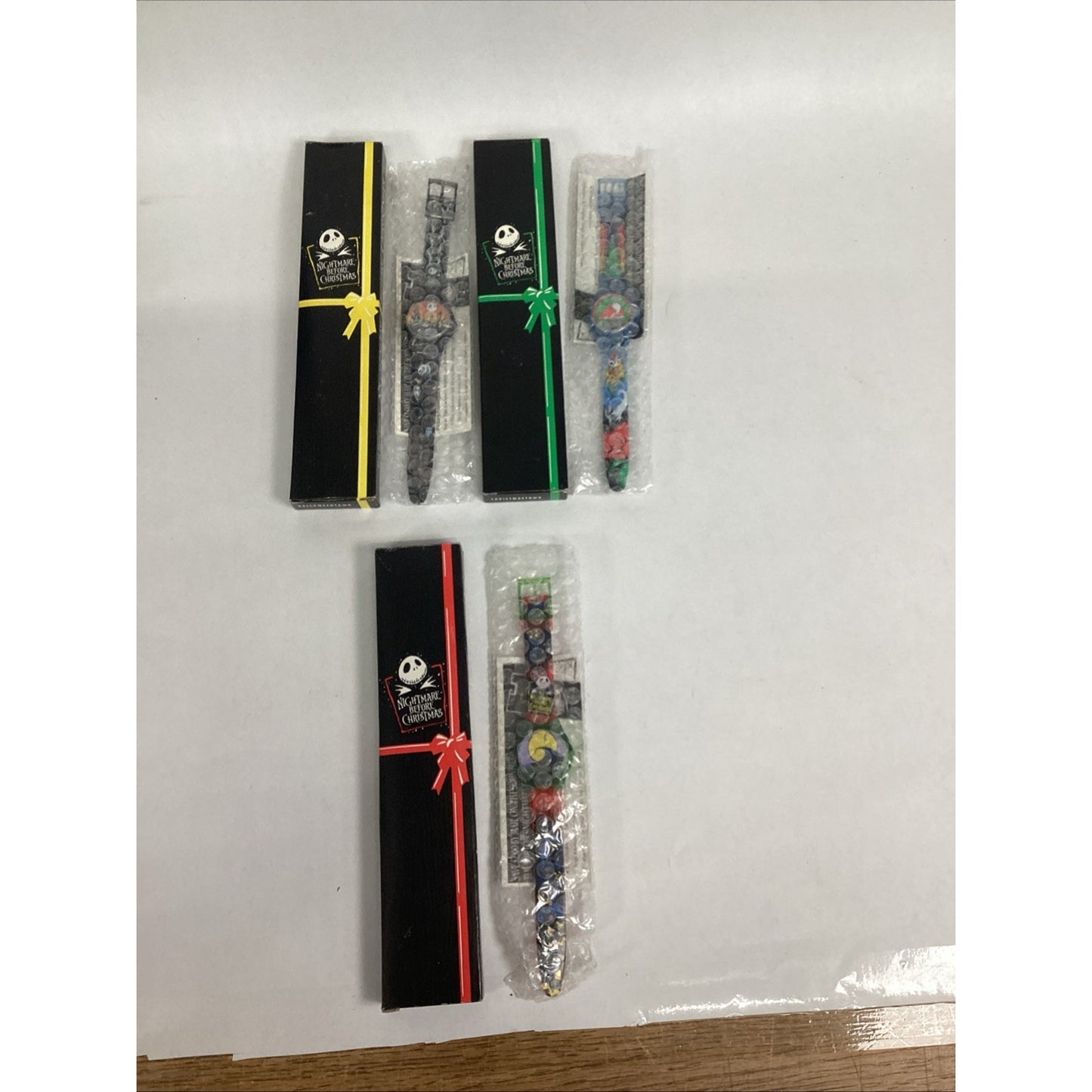 Nightmare Before Christmas 1993 Burger King (3) Watch Set - New