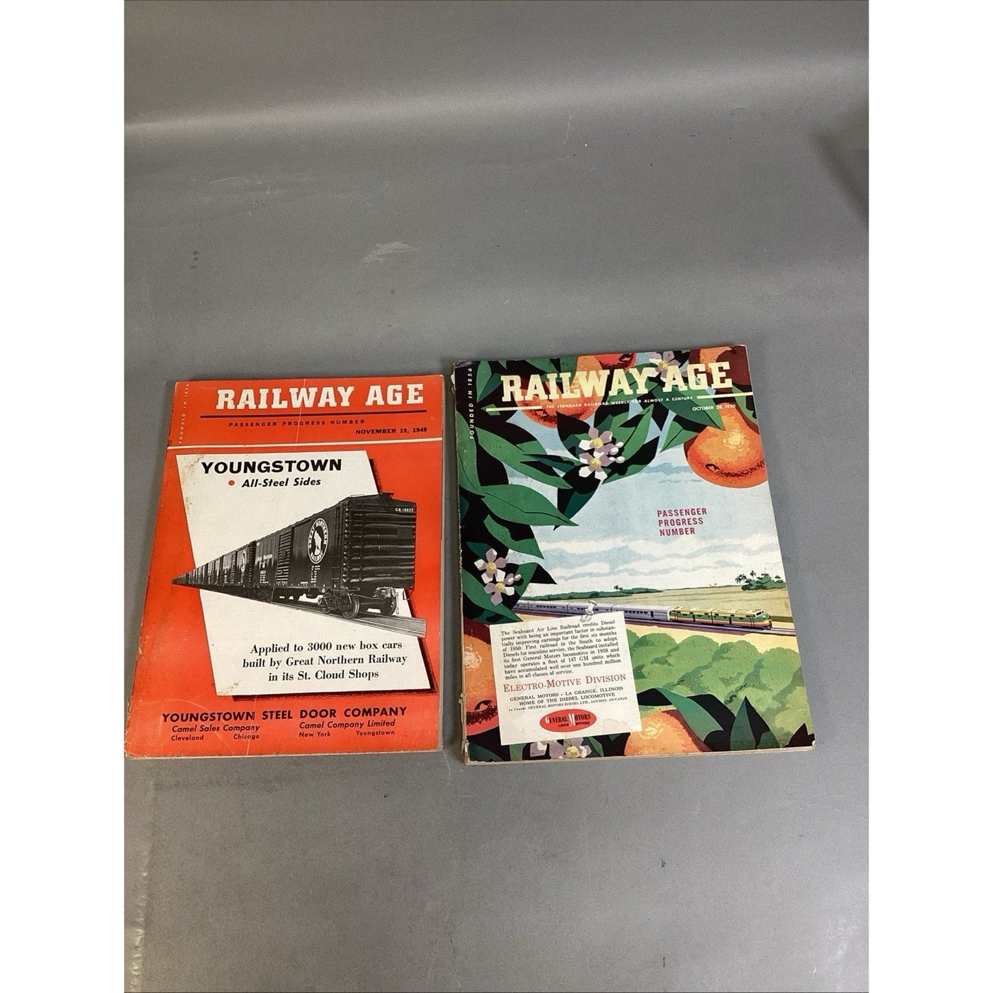 Railway Age Passenger Progress Number - 1949 & 1950