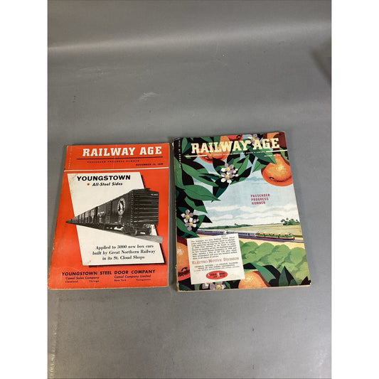 Railway Age Passenger Progress Number - 1949 & 1950