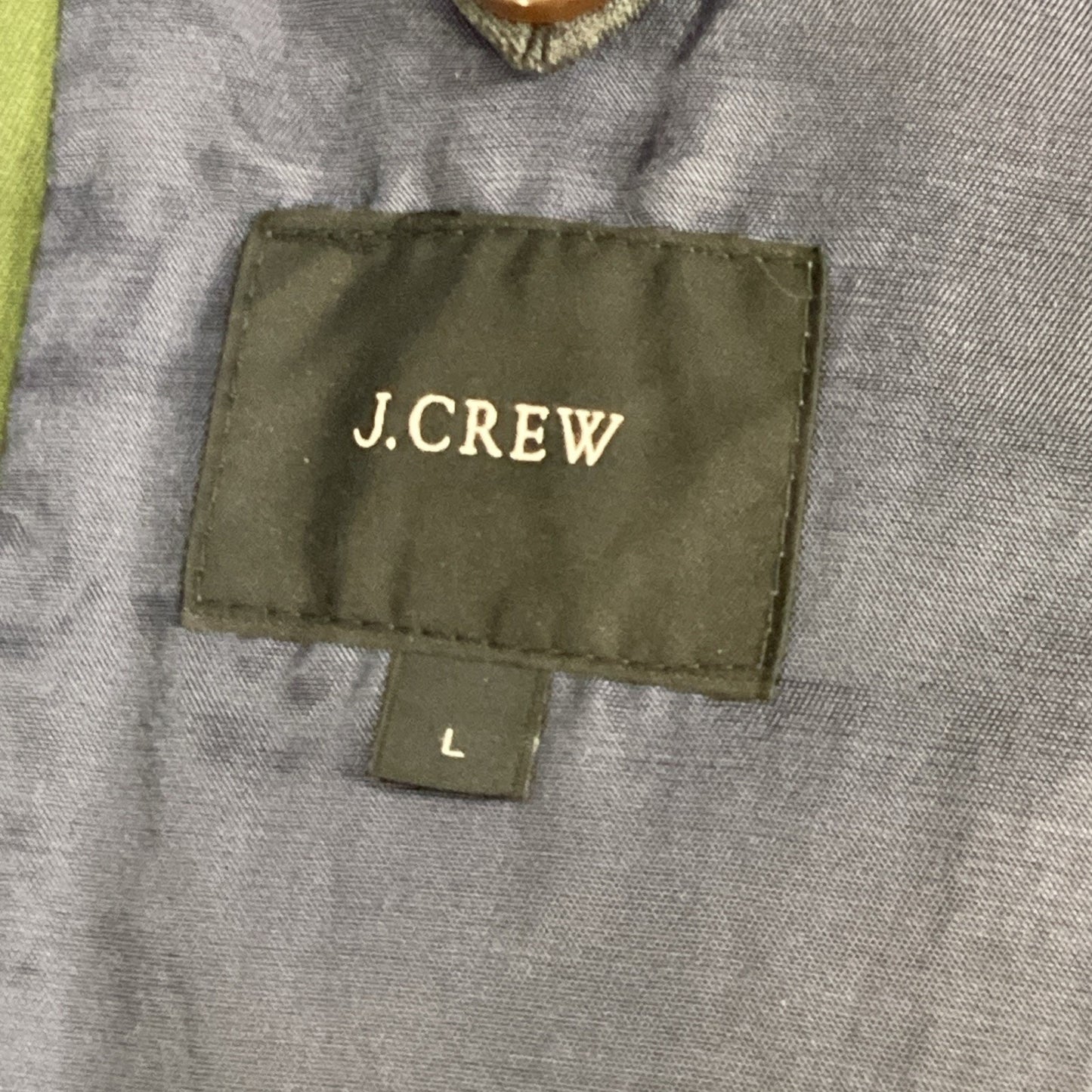 J. Crew Men’s Dark Green 1 Button Blazer - 7 Pockets - Large - NWT