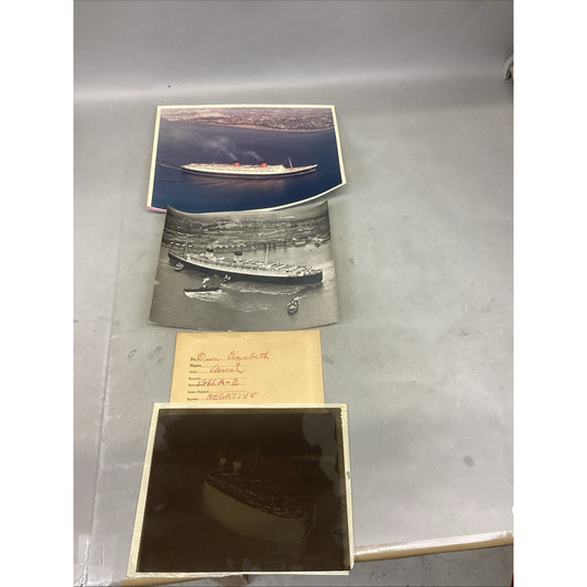 Set Of 2 Copyright Photos Of Queen Elizabeth & 1 - 1966 Queen Elizabeth Negative