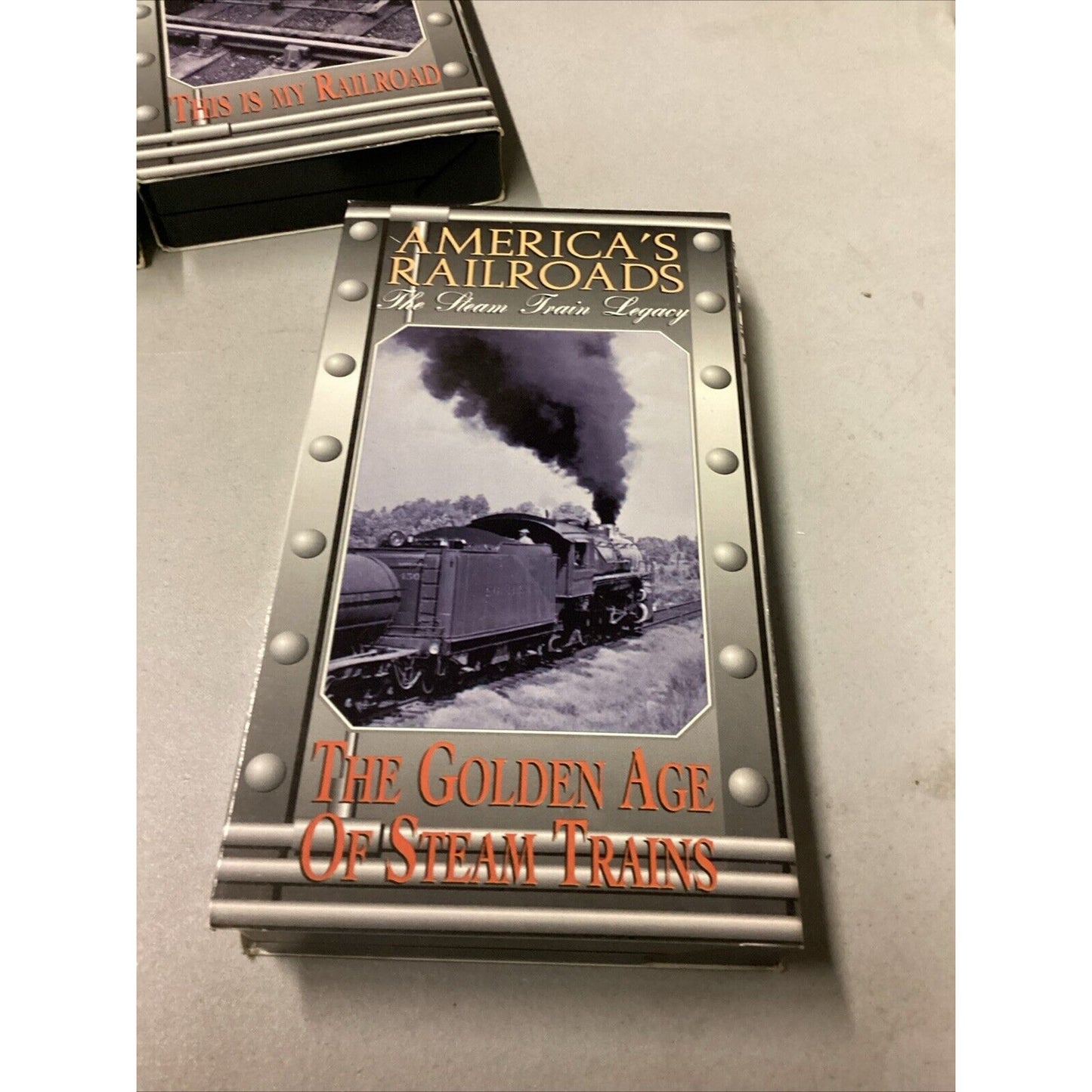 Americas Railroads The Steam Train Legacy Box Set - 7 VHS Tape Set