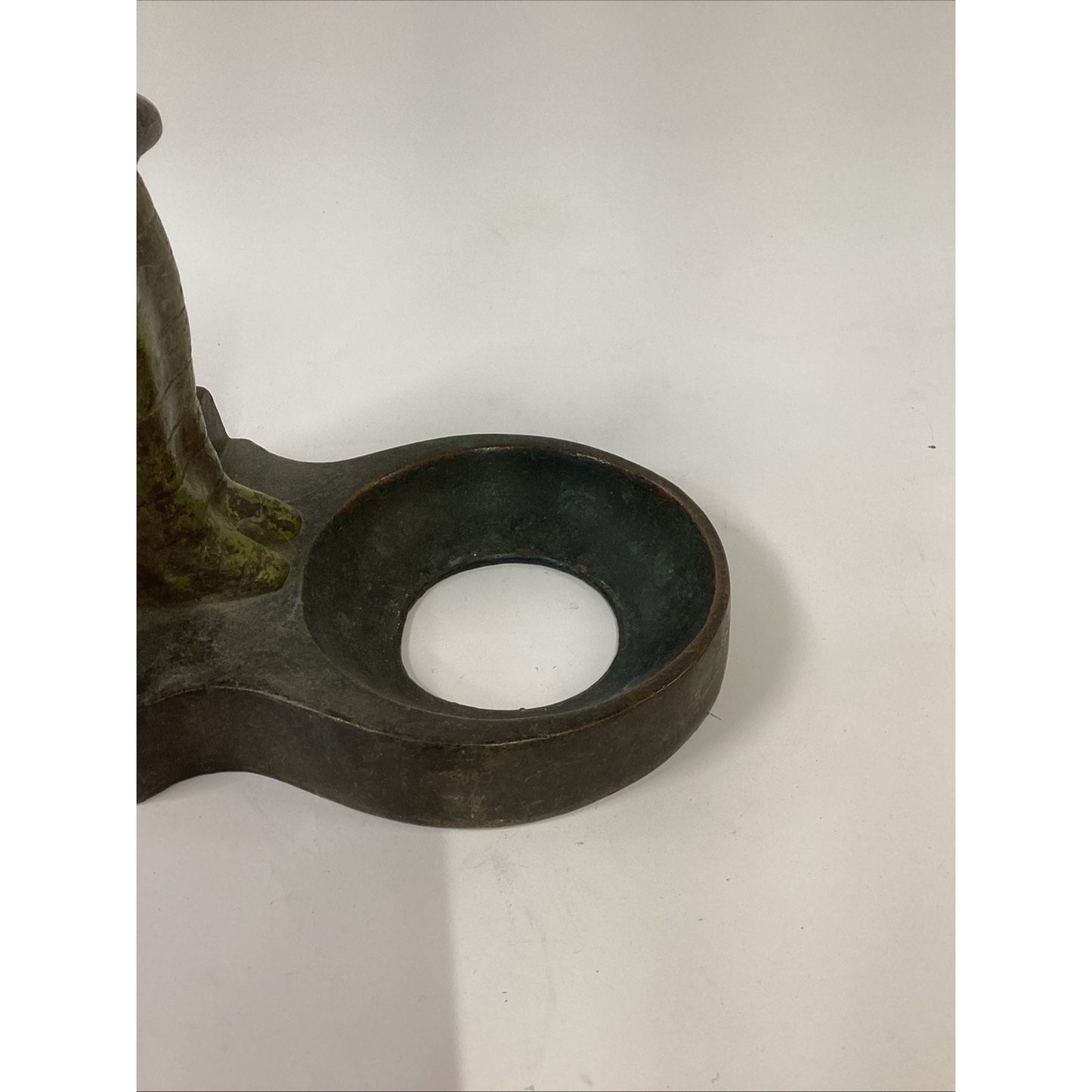 Vintage Metal Egyptian Ashtray Art (Missing Insert)