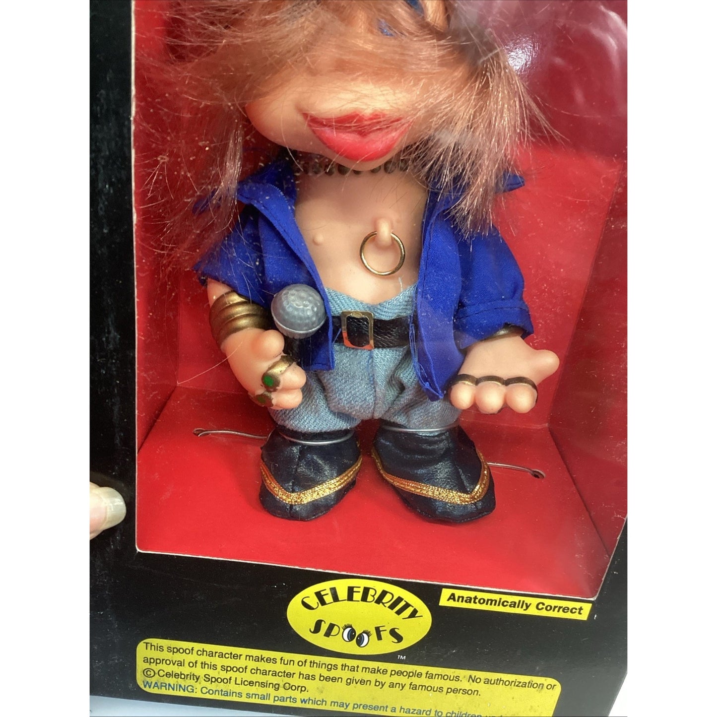 Set Of 2 Celebrity Spoof Troll Dolls In original Boxes - GNR Axel Rose