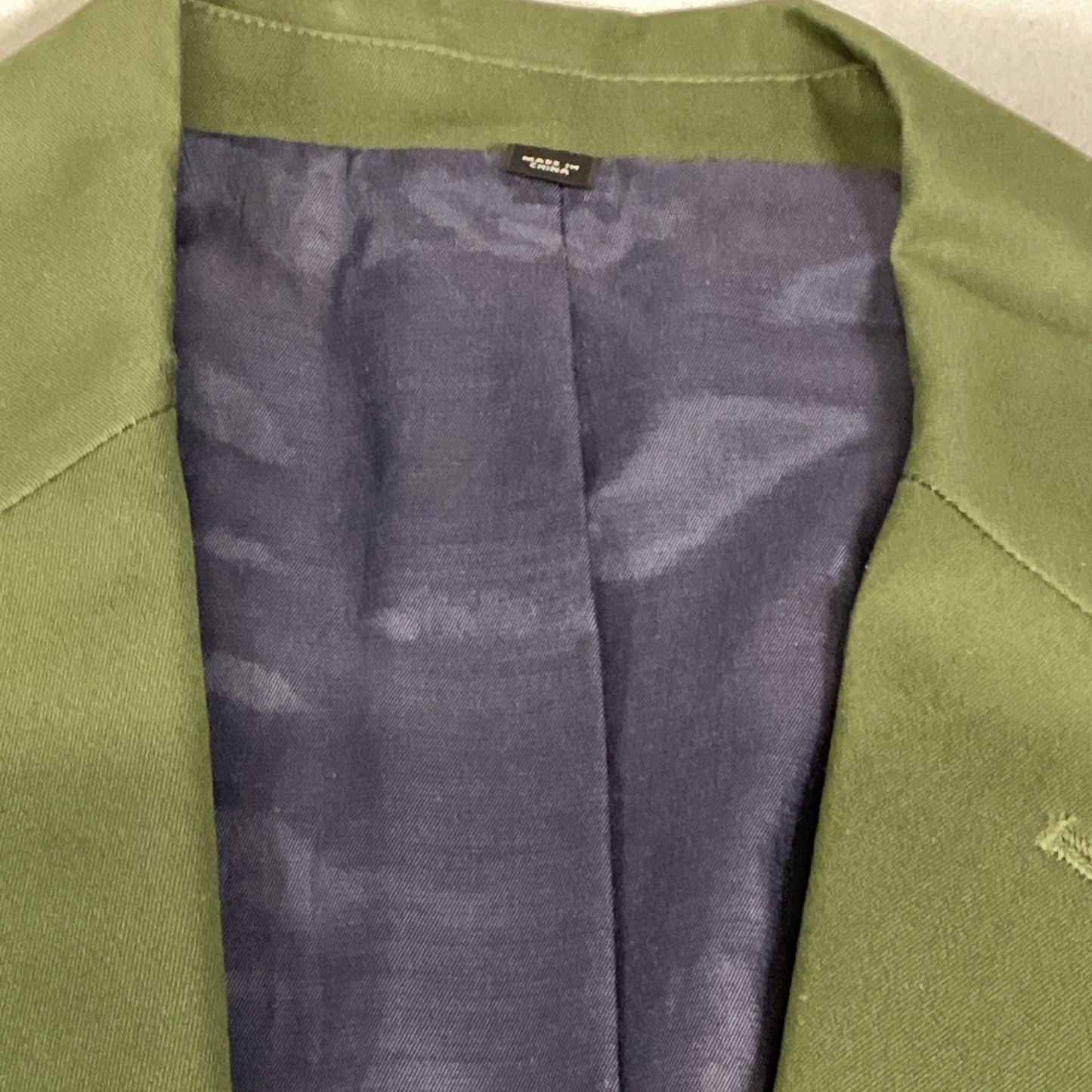 J. Crew Men’s Dark Green 1 Button Blazer - 7 Pockets - Large - NWT