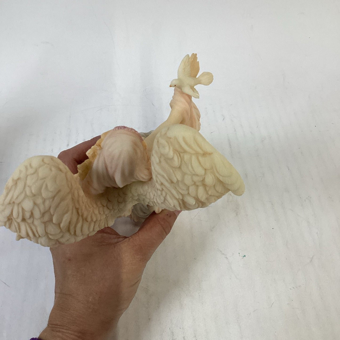 Lot Of 2 Angel Figurines - Roman Resin Angel & Seraphim Angel Classics Isabel
