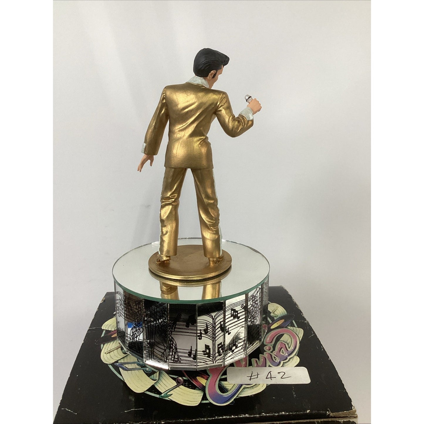 Elvis Presley "All Shook Up" Gold Record Figurine By Enesco 1993 NOS