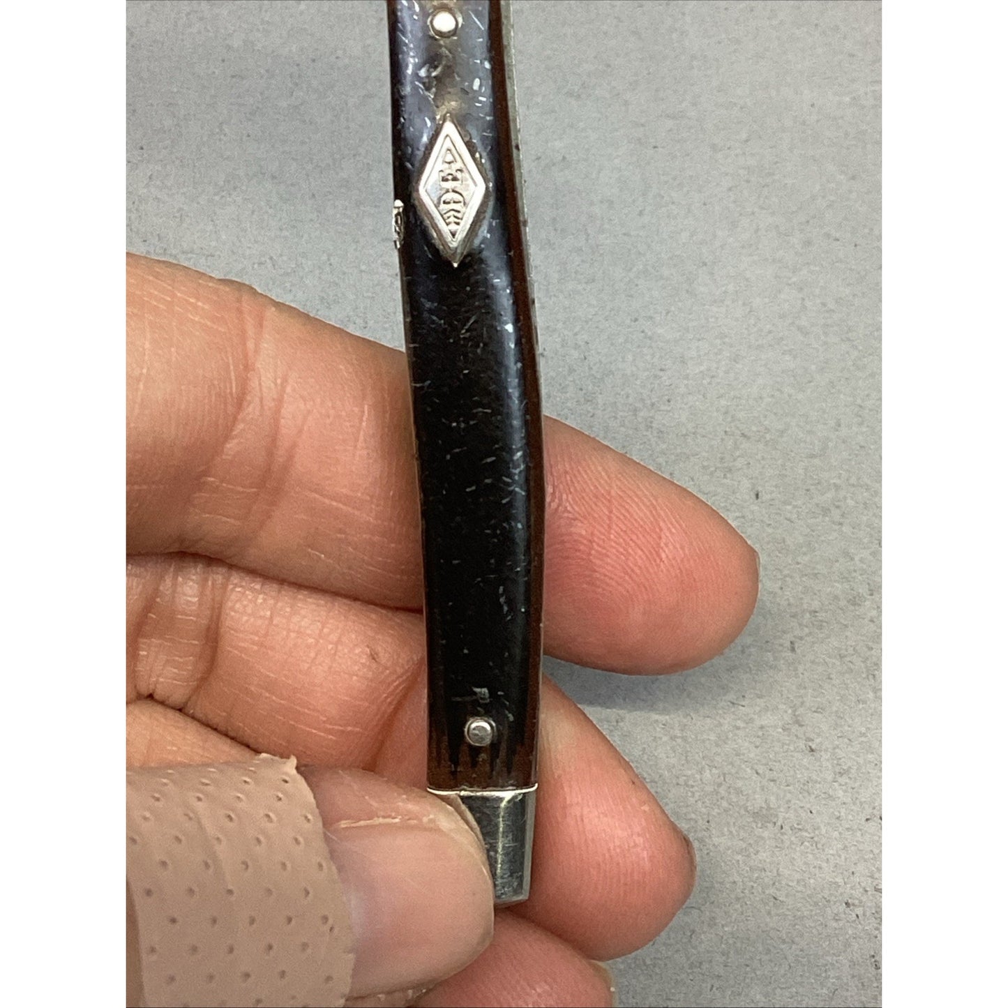 VINTAGE IMPERIAL PROV USA 851 DE - 2 BLADE DIAMOND EDGE STAINLESS POCKET KNIFE