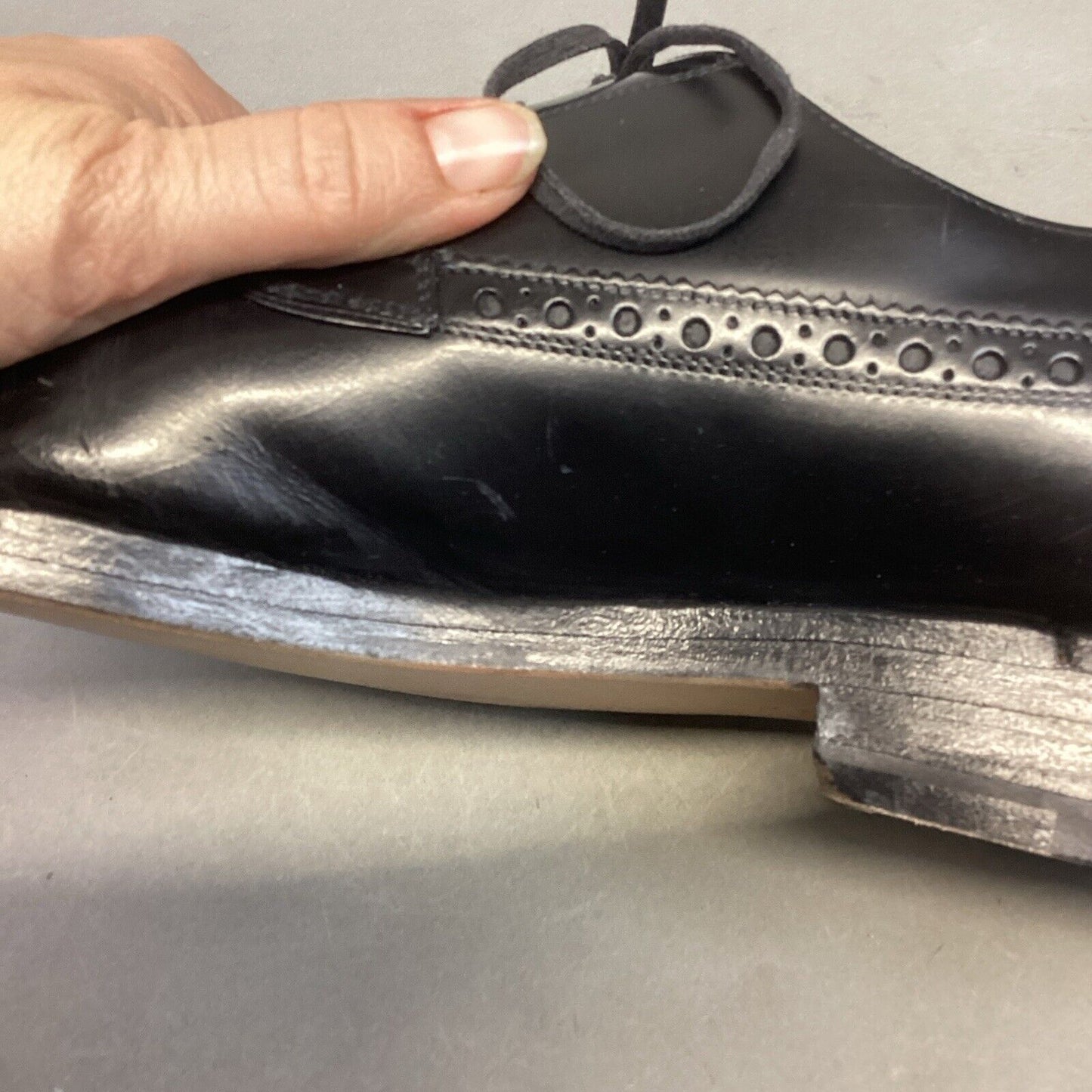Dolce & Gabbana Men’s Black Leather Oxford Dress Shoes #5283 - Size 9