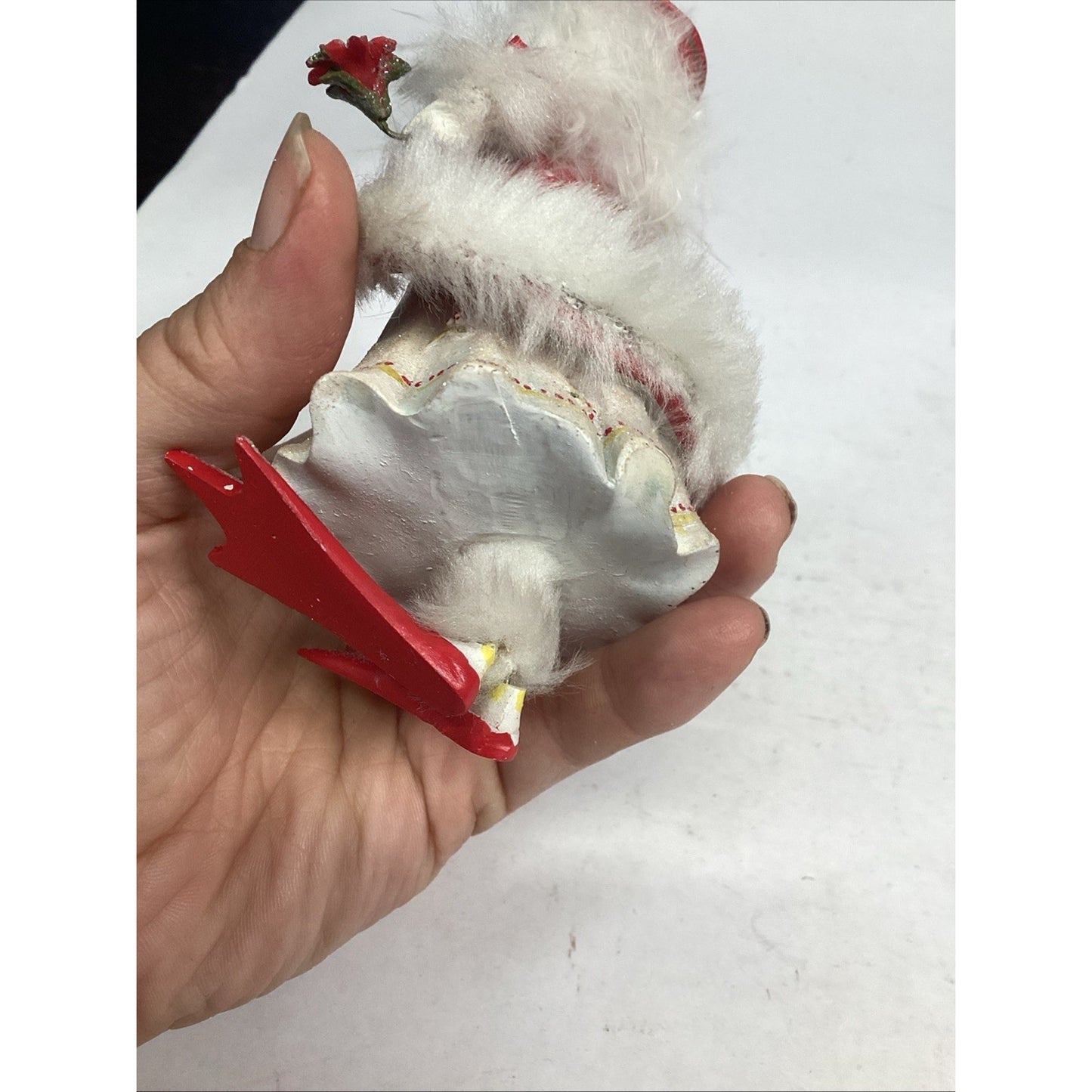 DEPT. 56 CHRISTMAS KRINKLES GIRL FROG ORNAMENT Holiday Gown Brewster
