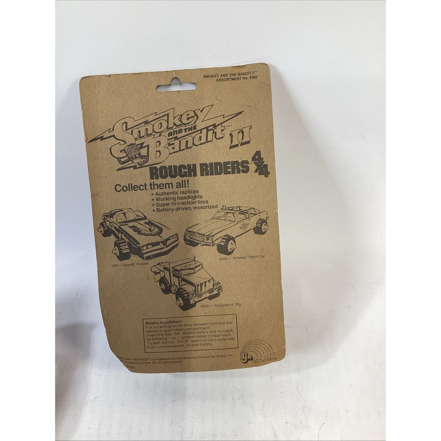 Vintage NOS 1981 Rough Riders 4x4 Smokey and the Bandit II Smokey Patrol Car