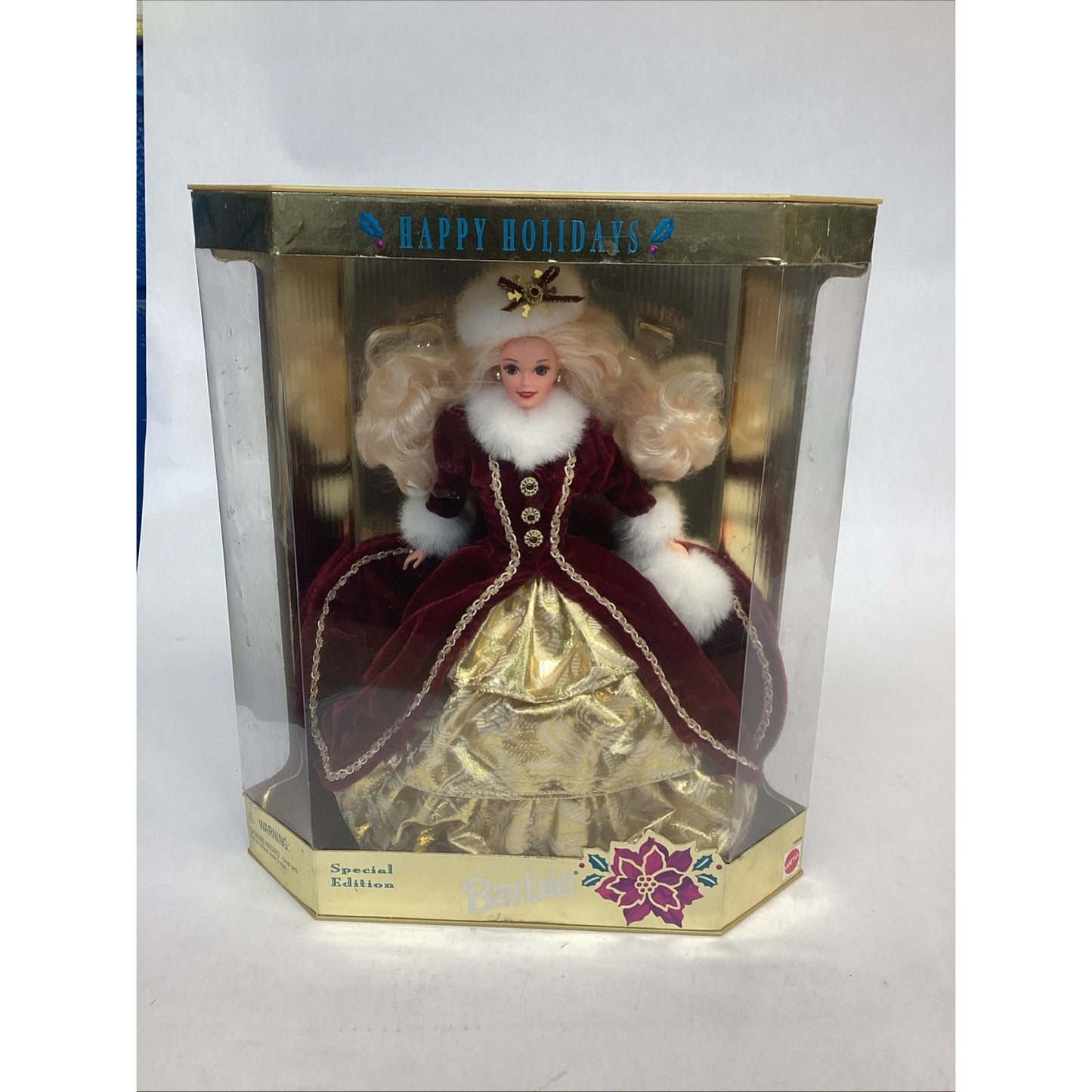 Vintage 1996 HAPPY HOLIDAYS BARBIE Special Edition Doll New in Box Mattel #15646