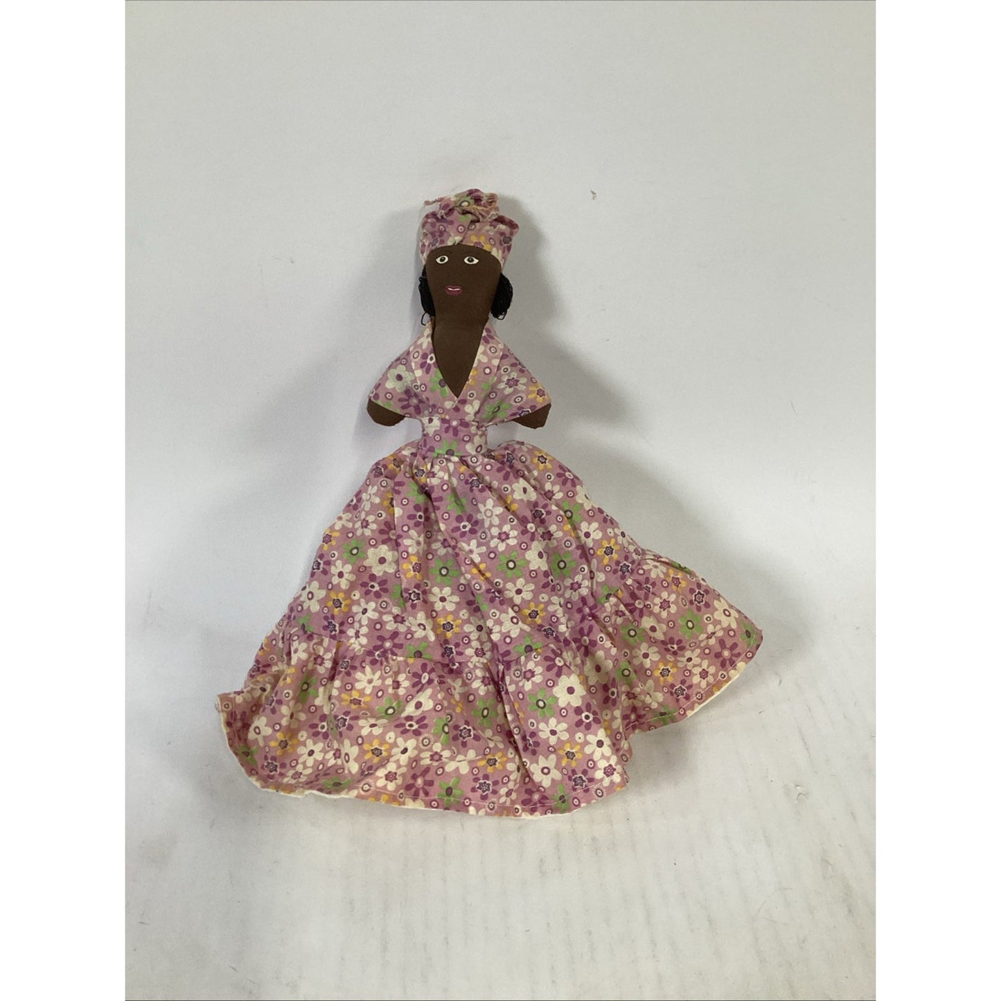 Topsy Turvy Two Sided Ethnic Cultural Doll 11” Dress Flips Handmade Caribbean
