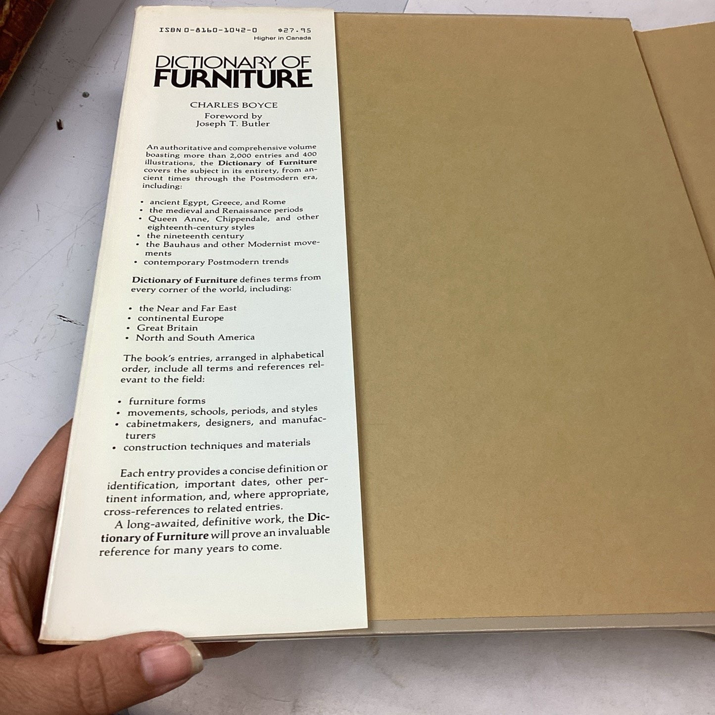 Dictionary Of Furniture, Directory Of Antique Furniture & Furniture Treasury