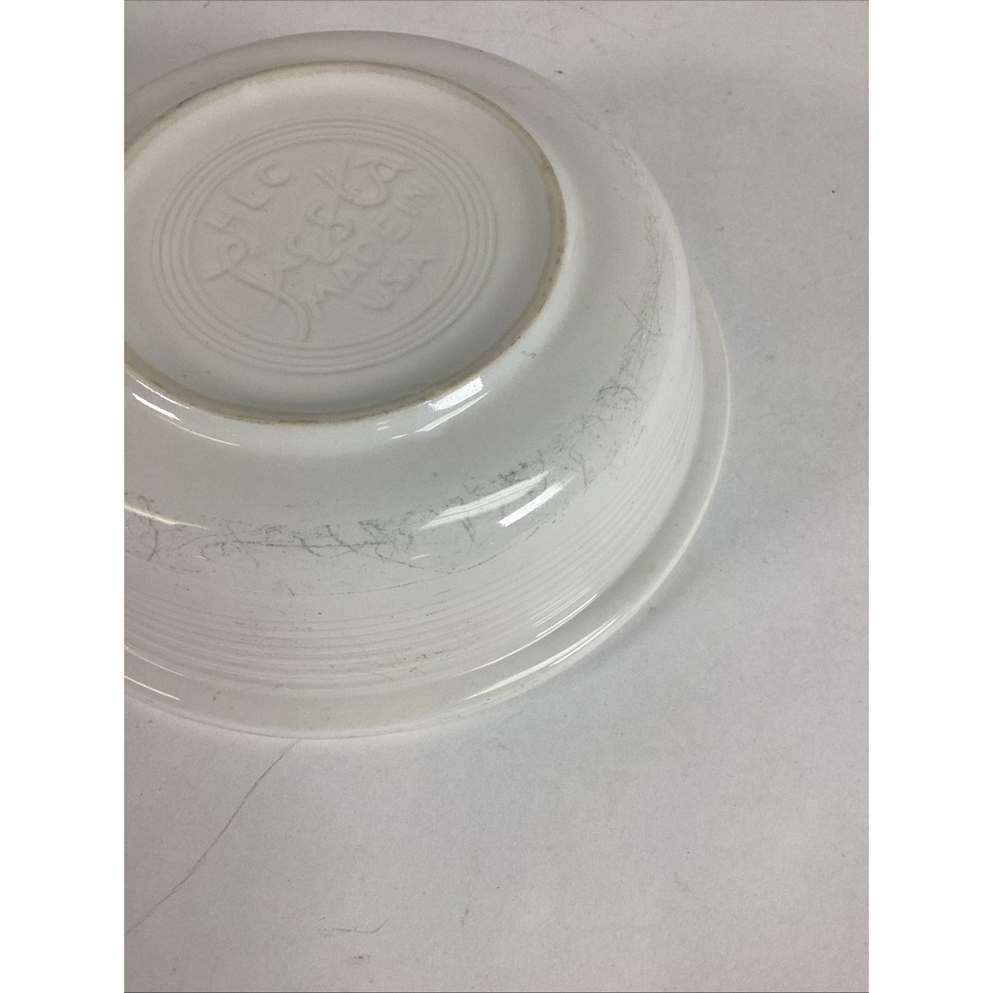 Vintage Yellow And White Fiesta Bowls - Made In USA
