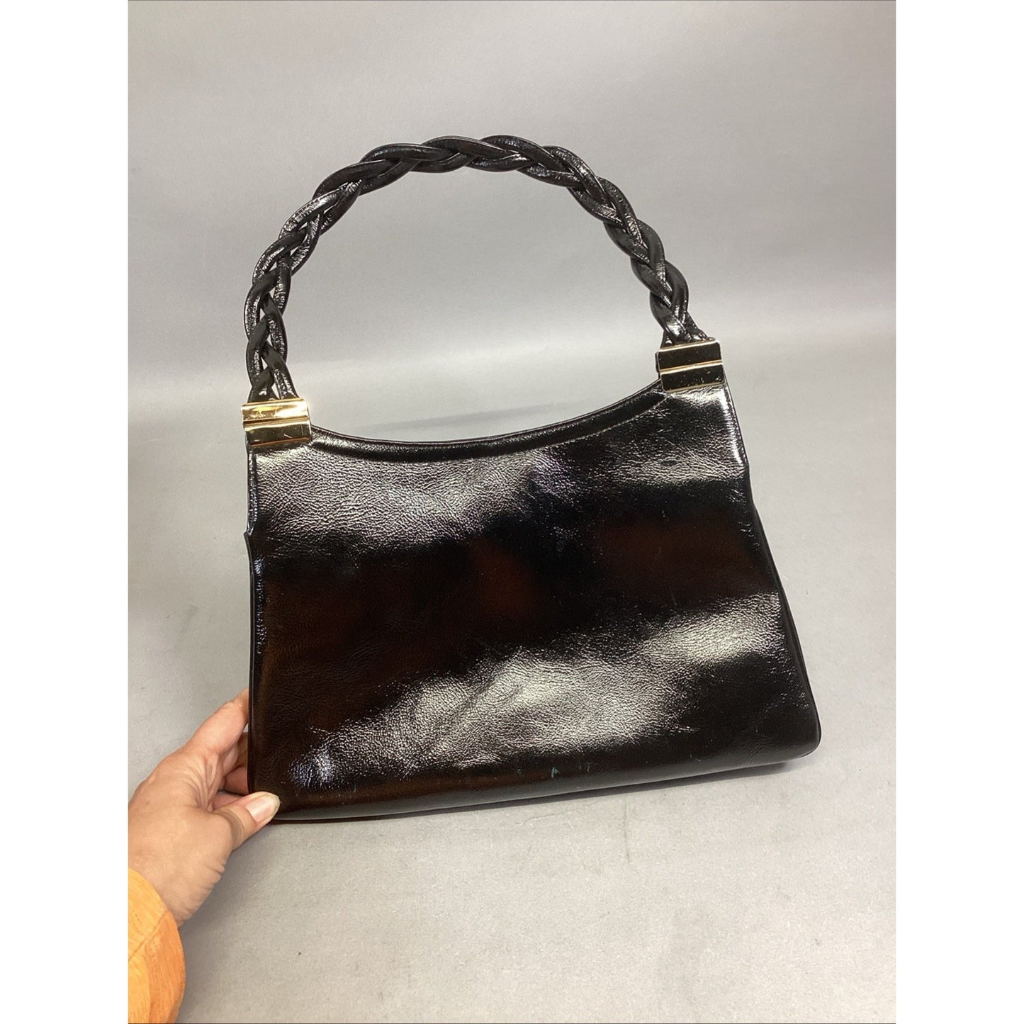 Etra Women’s Black Leather Purse Handbag Clutch
