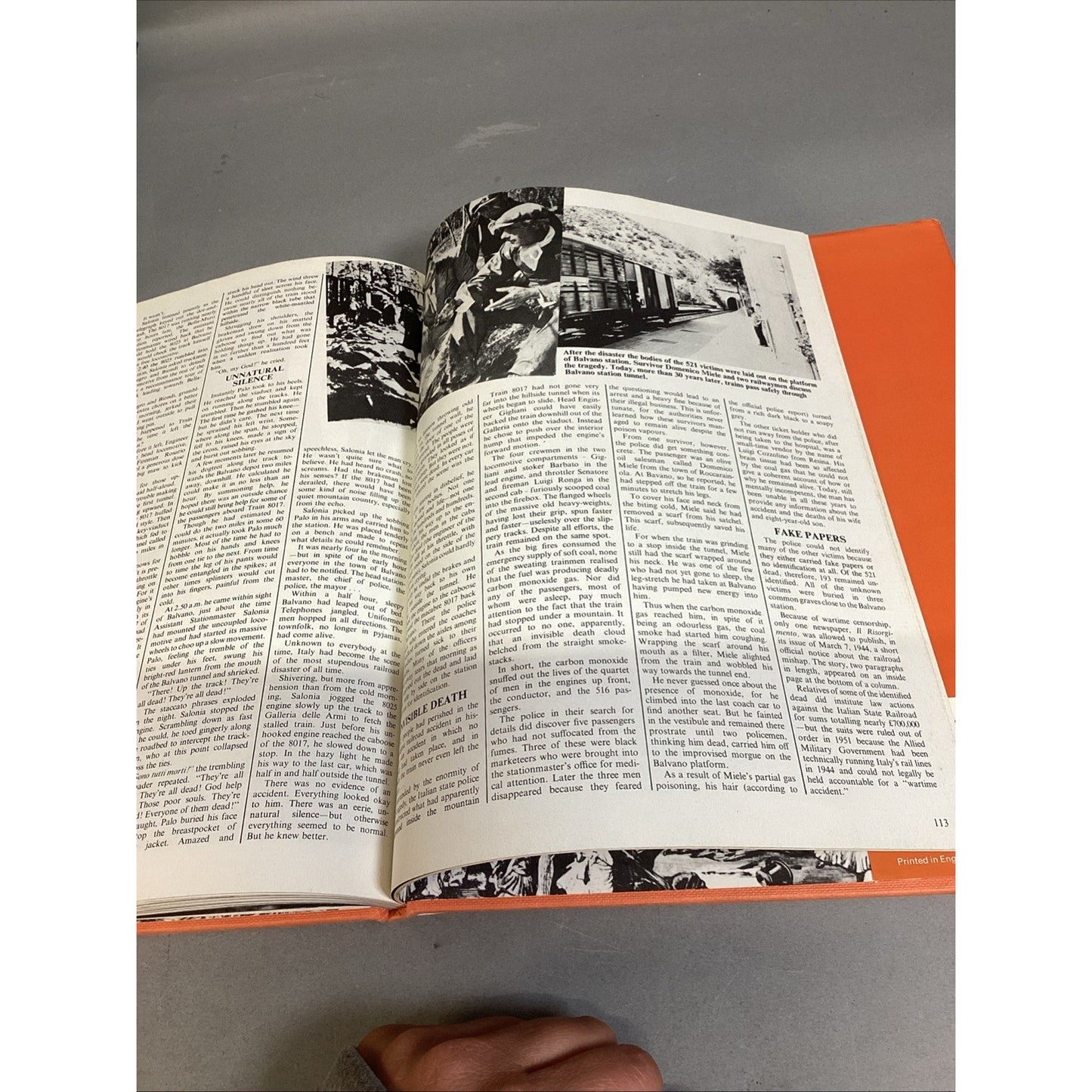 World Disasters Hard Cover Book - 1976