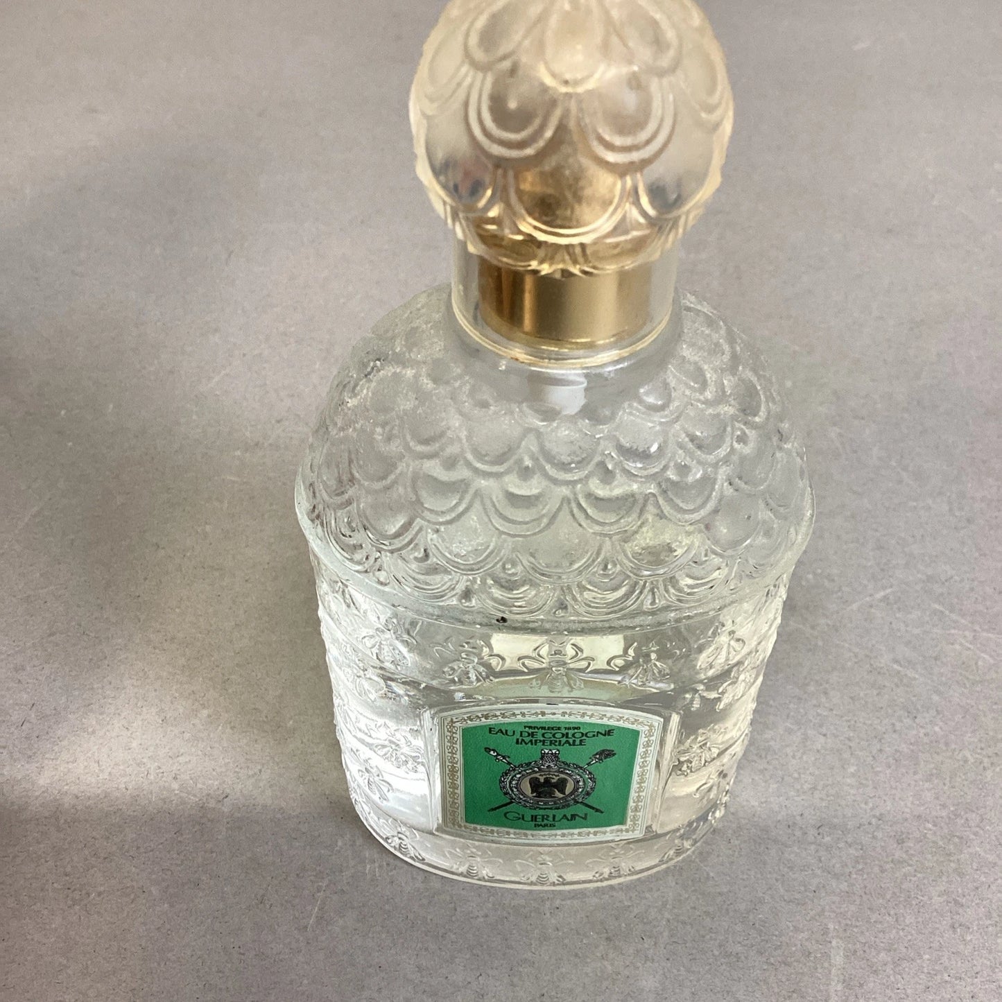 Vintage Imperiale Eau de Cologne Guerlain Paris Men 3.4 oz - 45% Full