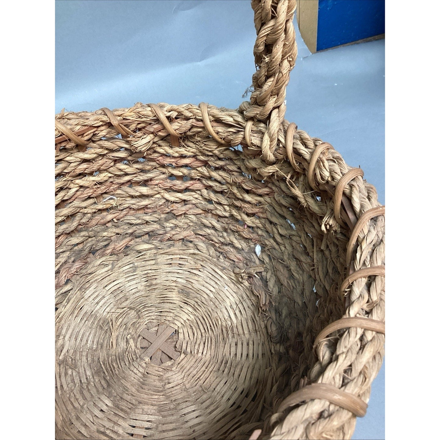 Vintage Woven Basket - 15”Hx11.75”D