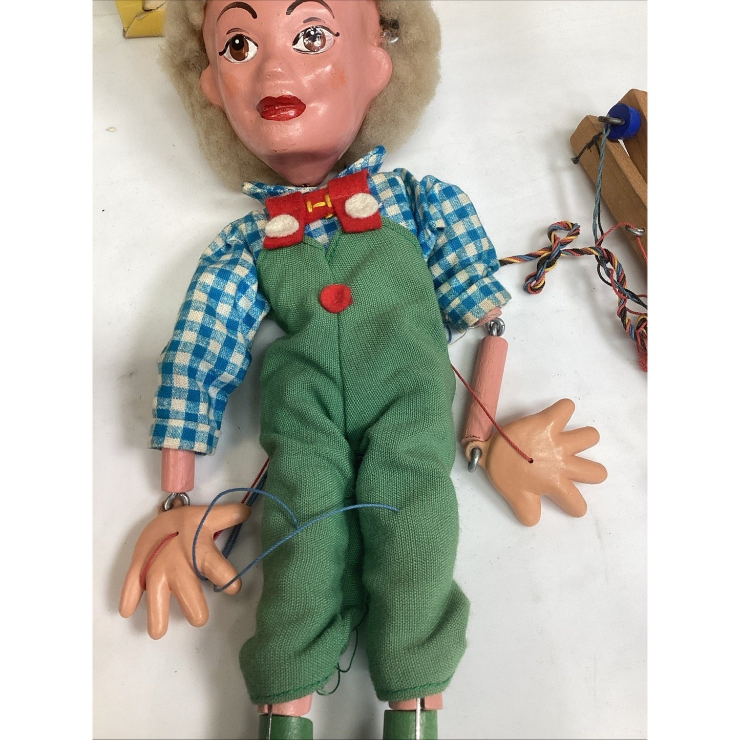 Vintage Rare Pelham "Hansel" Marionette Hand Puppet With Original Box - NOS