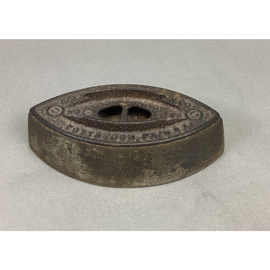 Vintage Cole Brookdale Iron Co Cast Iron Sad Iron Pottstown Pa Made In USA