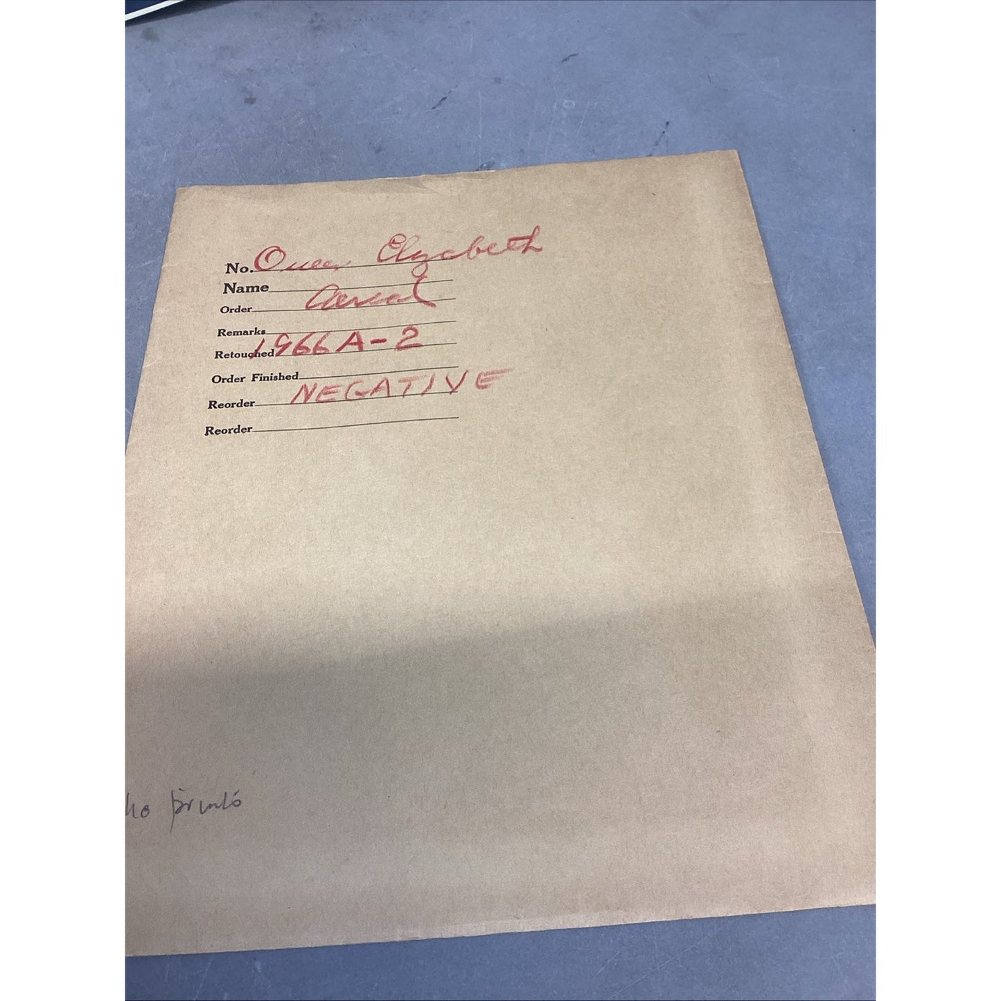 Set Of 2 Copyright Photos Of Queen Elizabeth & 1 - 1966 Queen Elizabeth Negative