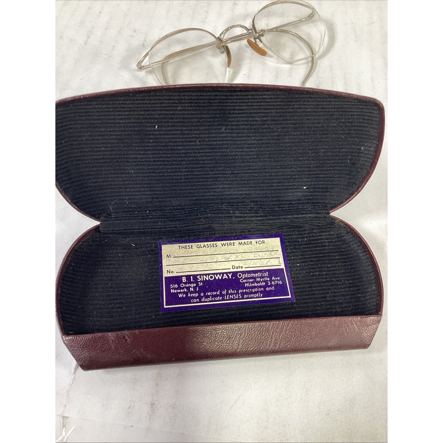 Vintage American Optical Bifocal Eyeglasses With Hard Case