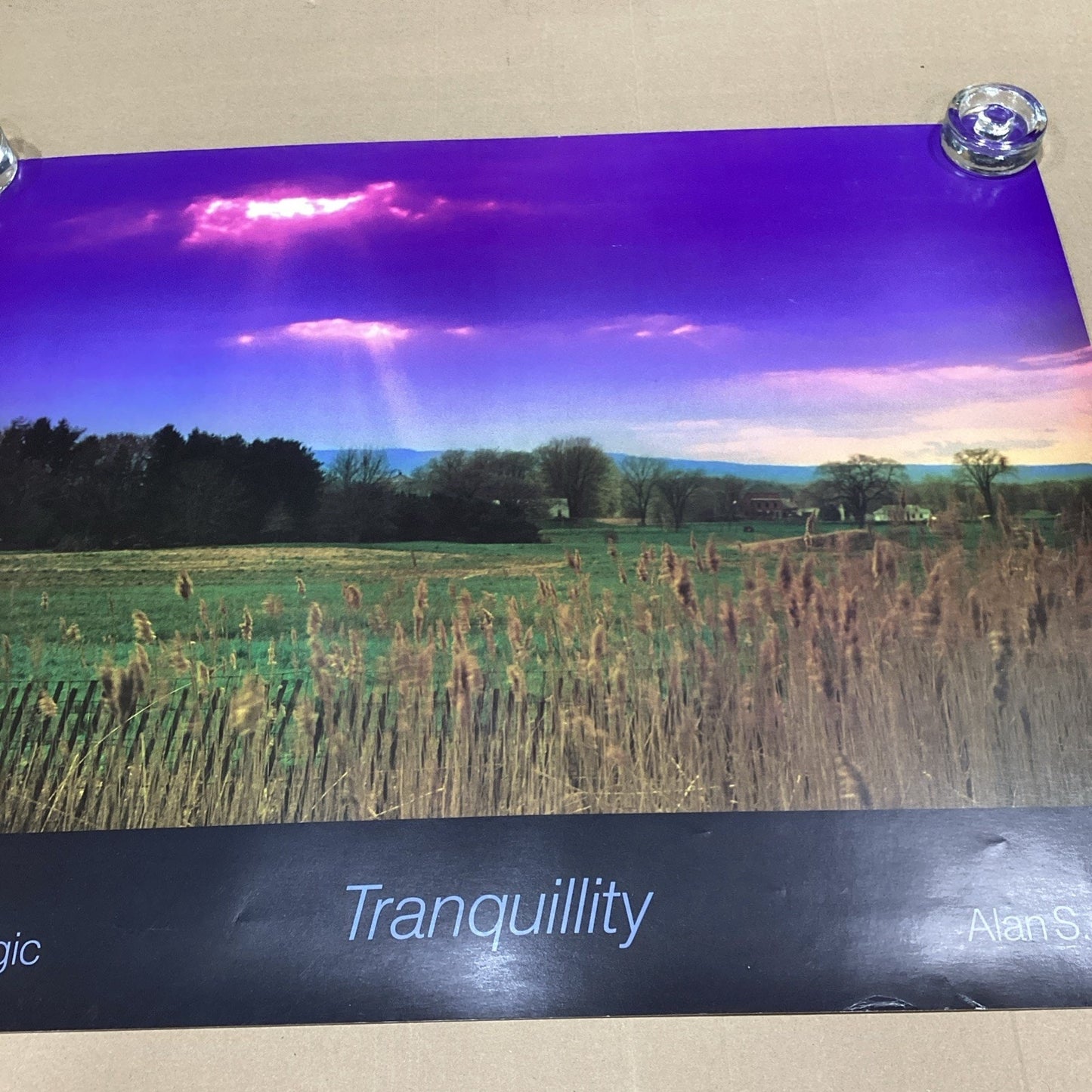 1985 Alan S. Maltz Series One Country Magic Tranquility Poster - 29.75x24”