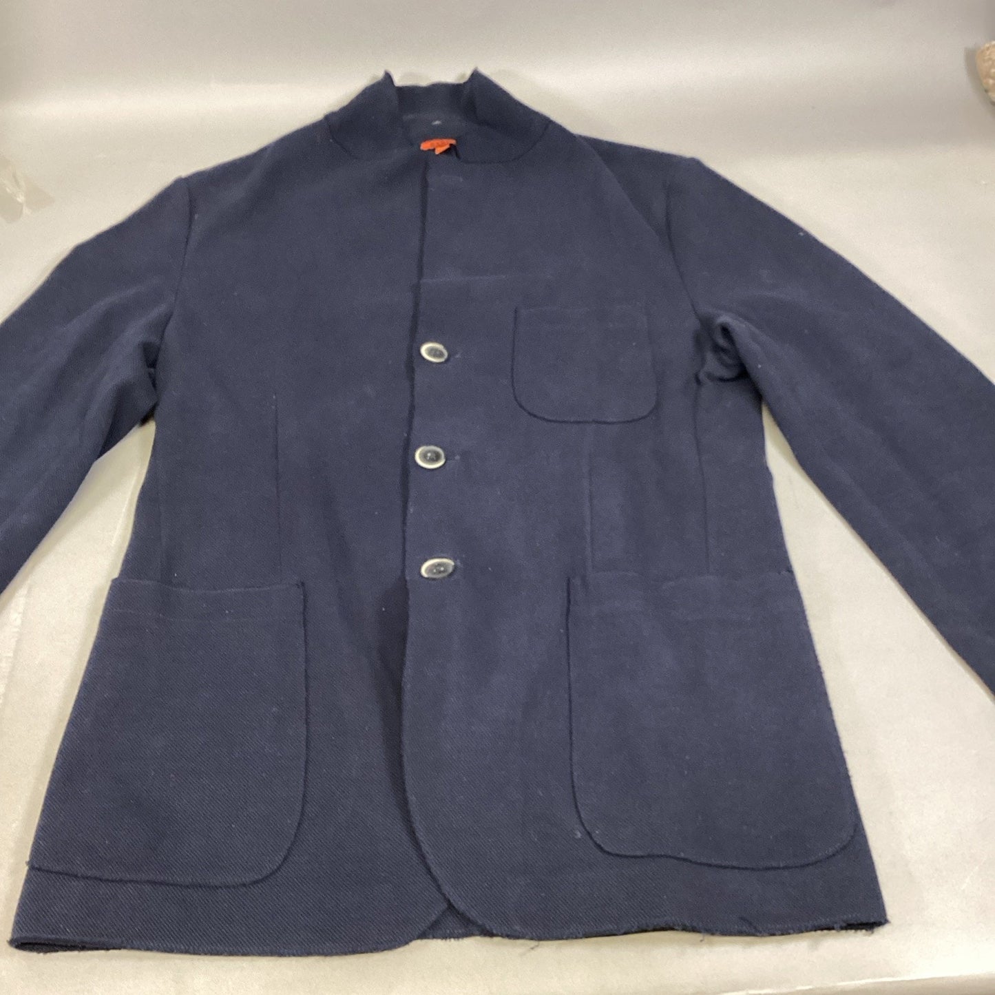 Barena Venezia Men's Navy Blue Button-Up Shirt/Jacket - Size 54