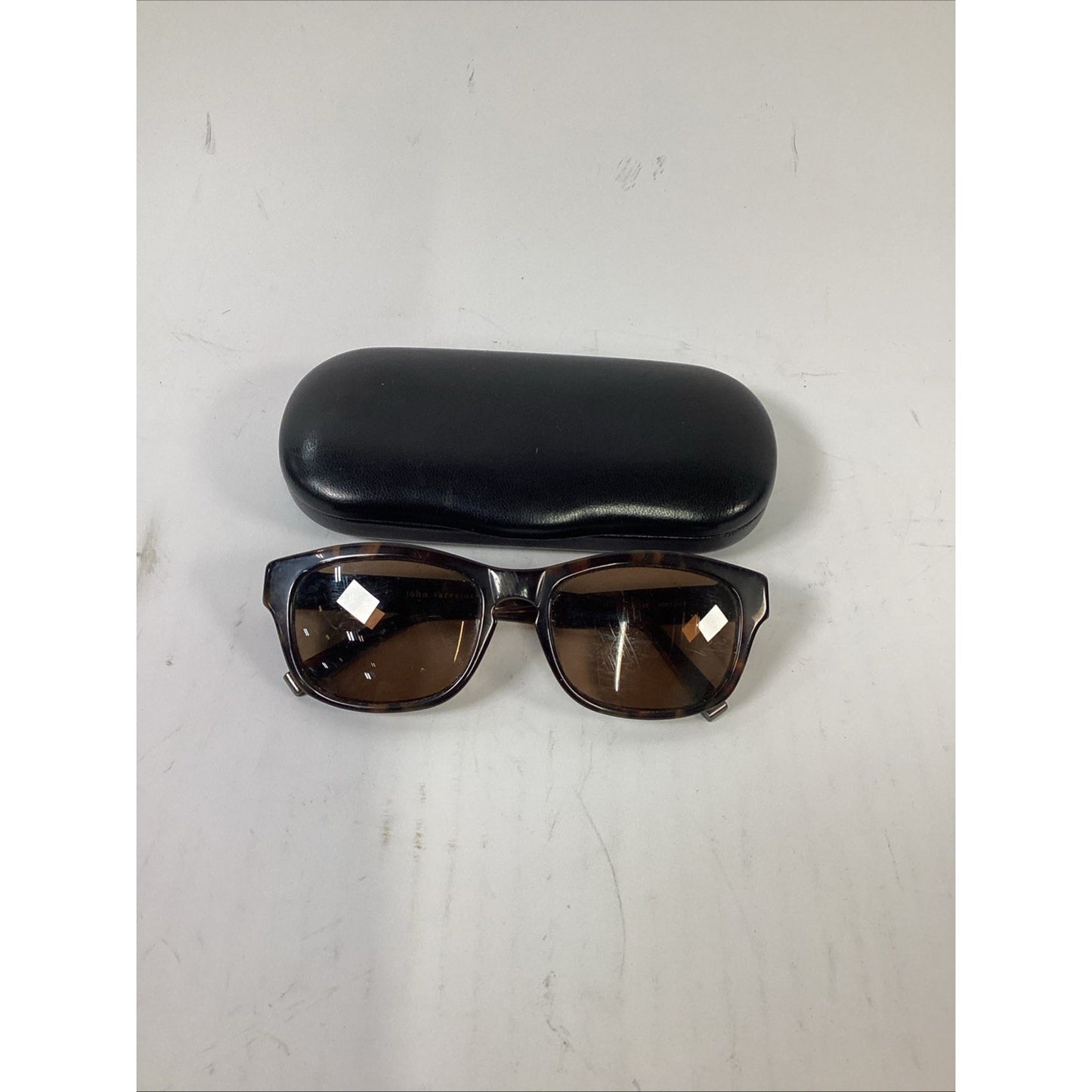 John Varvatos Tortoiseshell Sunglasses - V784UF 54-18-140
