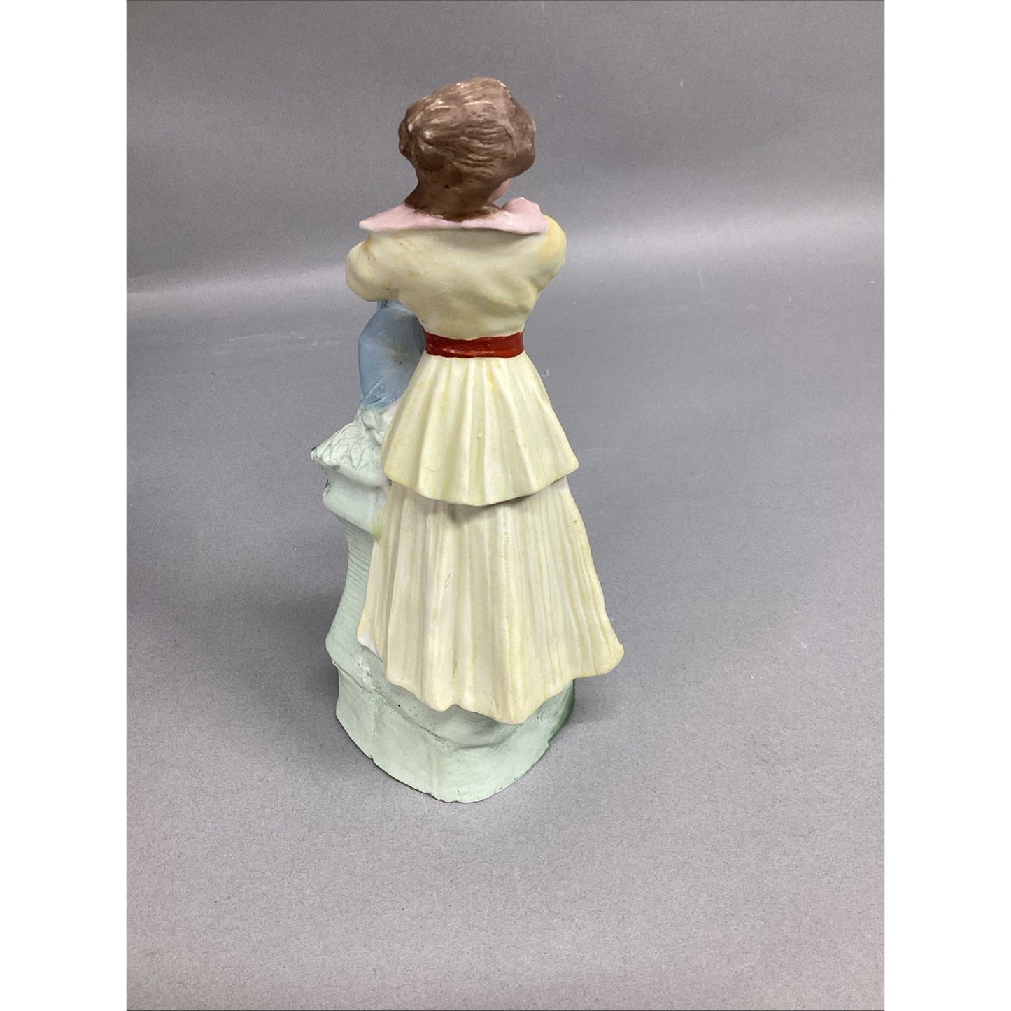 Vintage Porcelain Figurine - Woman Holding Jug Of Water - 8”H