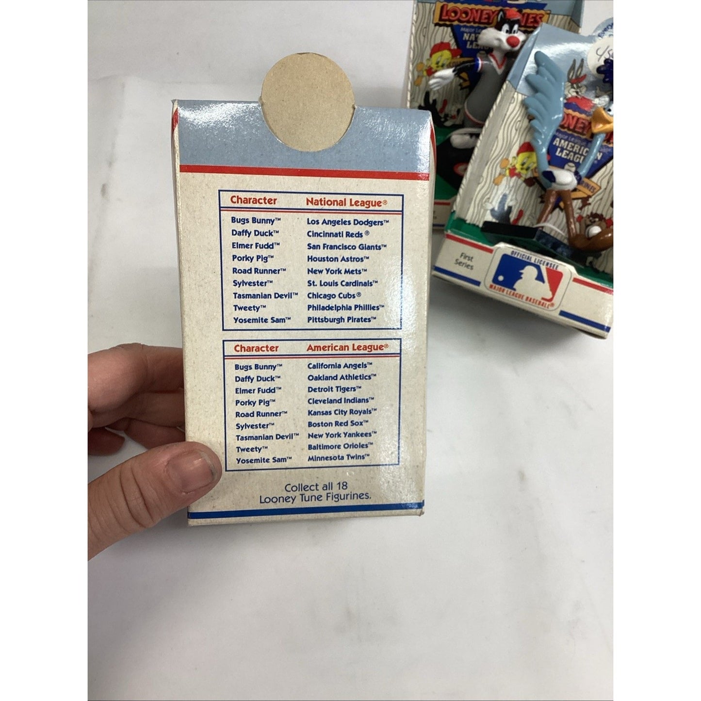 Vintage 1990 Applause Looney Tunes Major League Baseball Figurines Lot of 5 New