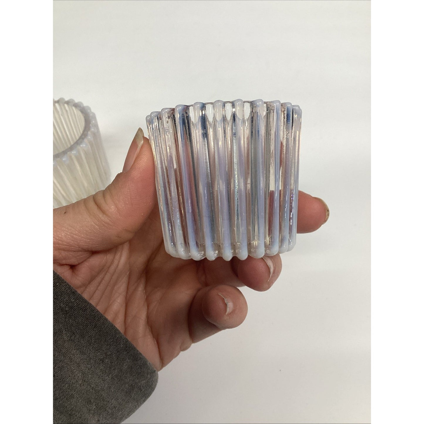 1889 EAPG Opalescent Toothpick Holders -BEATTY RIB Pattern by Beatty & Sons (4)