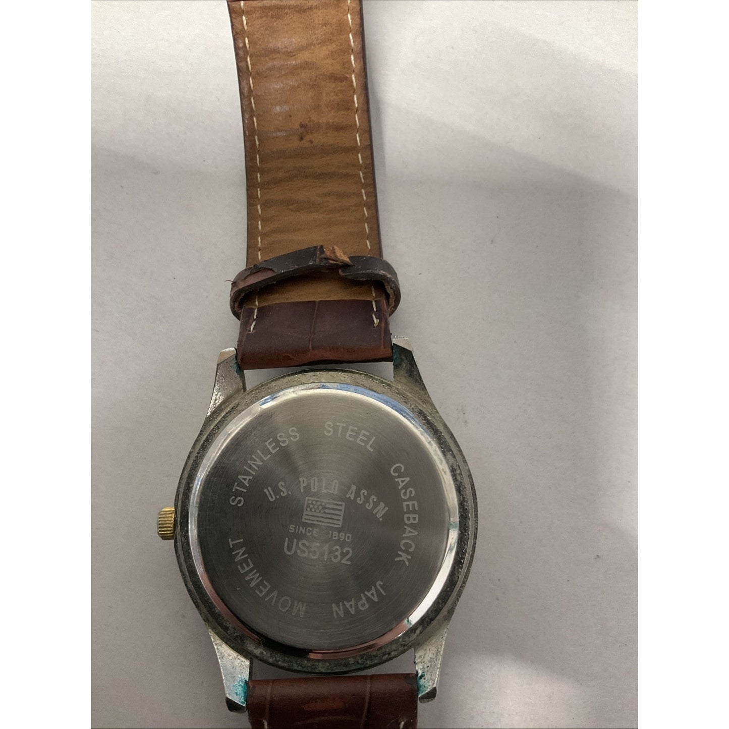 U.S. Polo Assn. Watch Brown Strap US5132