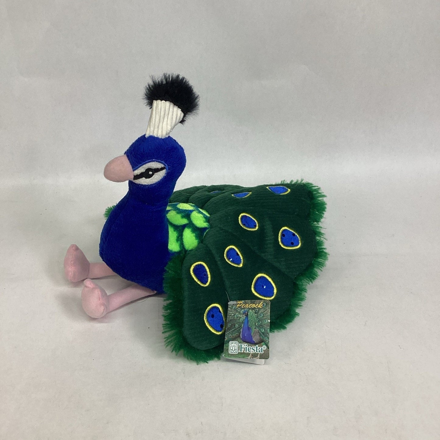 Fiesta Peacock 12" Plush Stuffed Animal Toy - 2018 - NWT