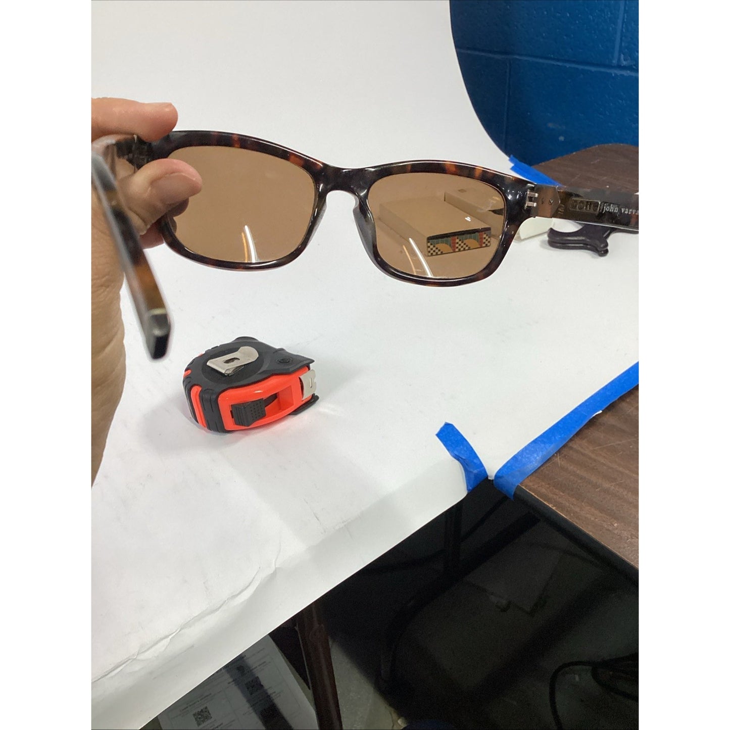 John Varvatos Tortoiseshell Sunglasses - V784UF 54-18-140