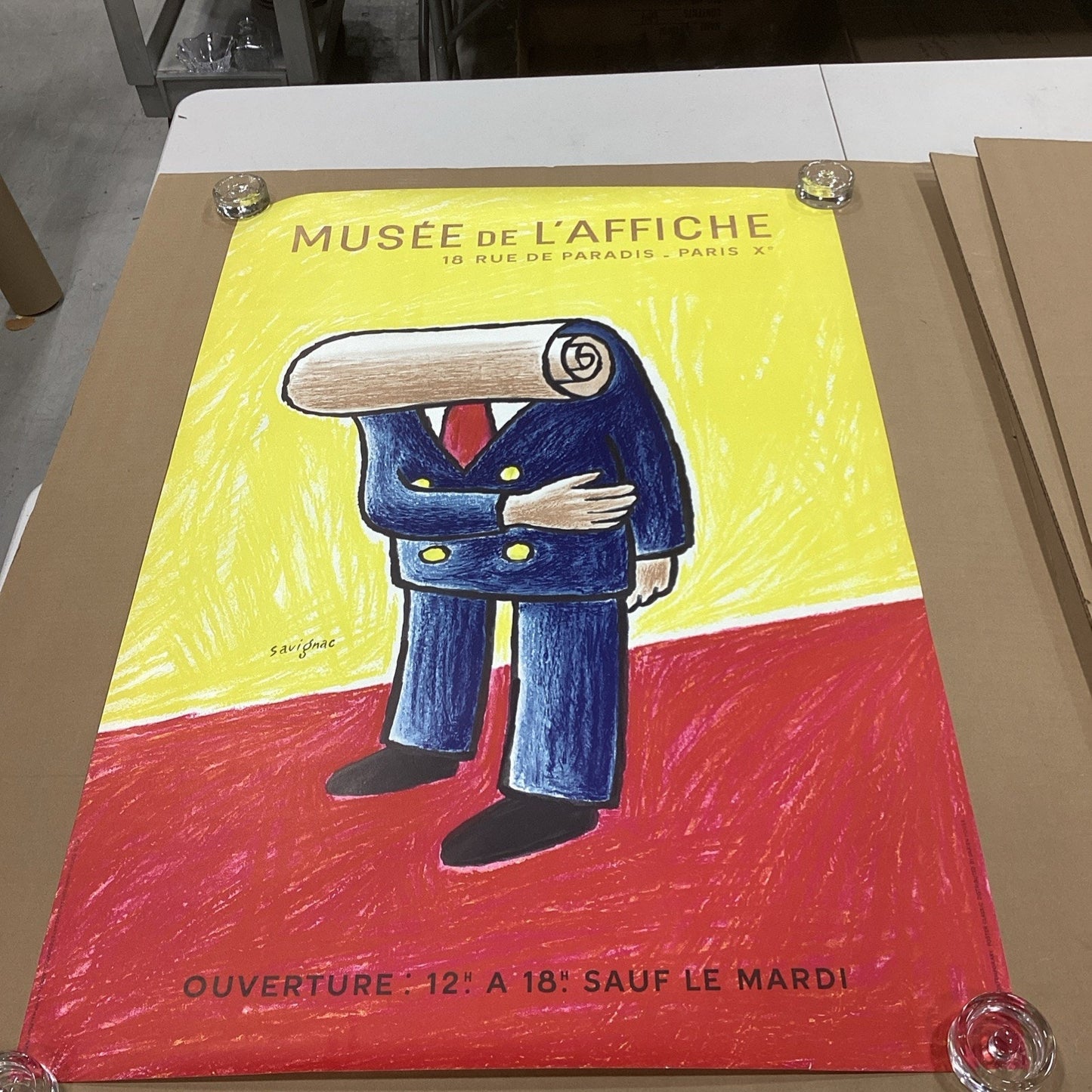 1978 Savignac Muse De L’Affiche Paris Poster Print - 43x29”