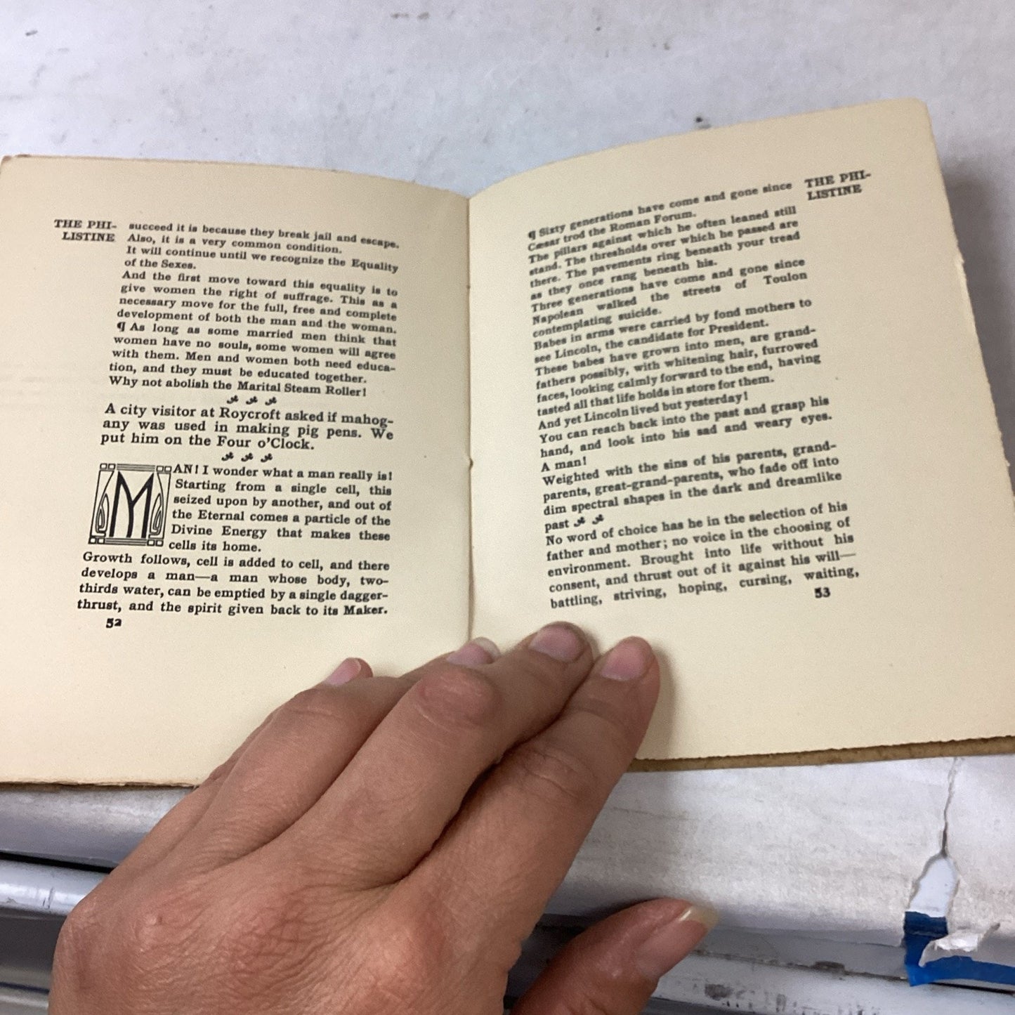 The Philistine Volumes 29 And 12 - And Little Journeys To Homes Of Reformers
