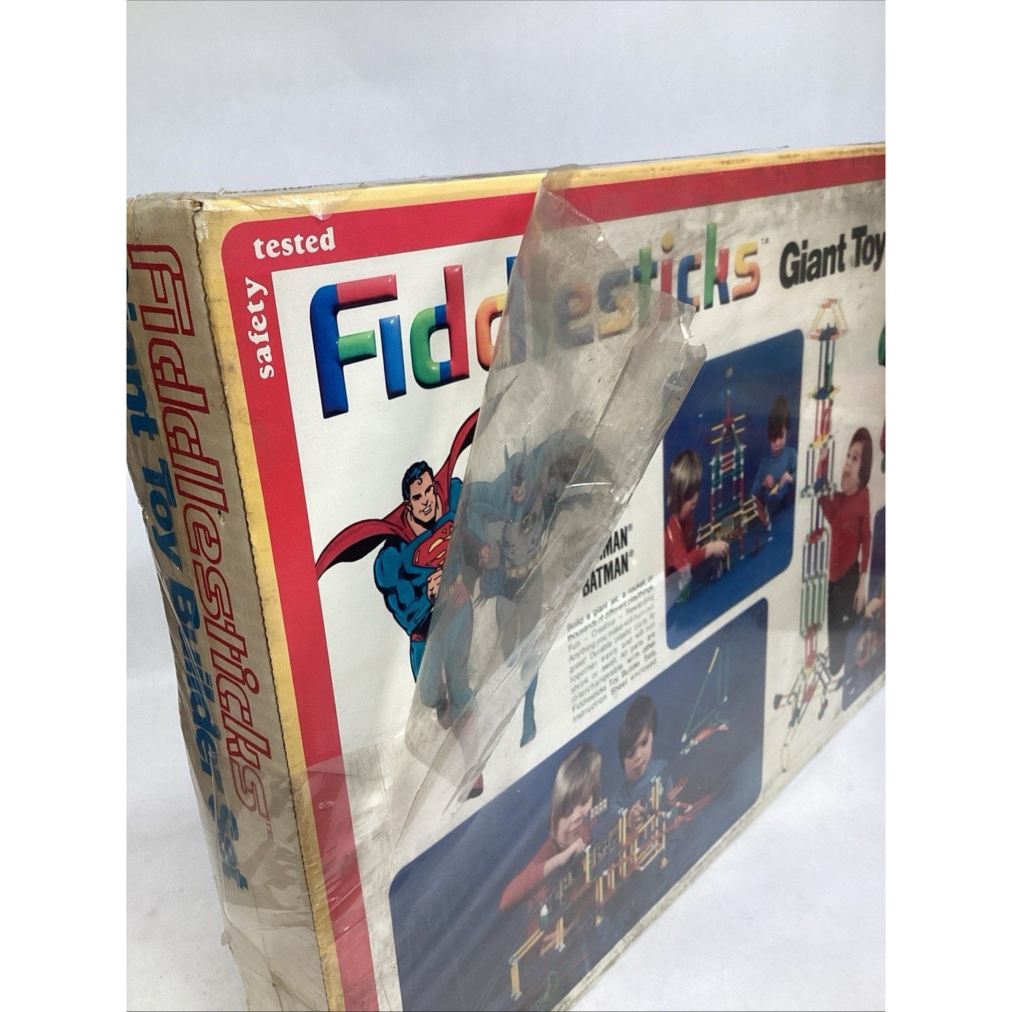 1979 Knickerbocker Fiddlesticks NOS Giant Toy Builder Set Marvel DC Comics #525